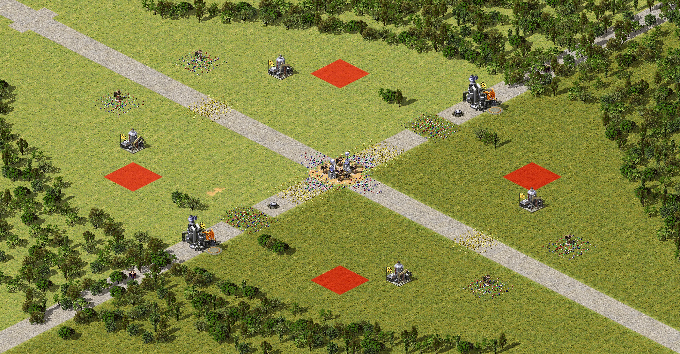 Rendered map: 雨林冲突2v2