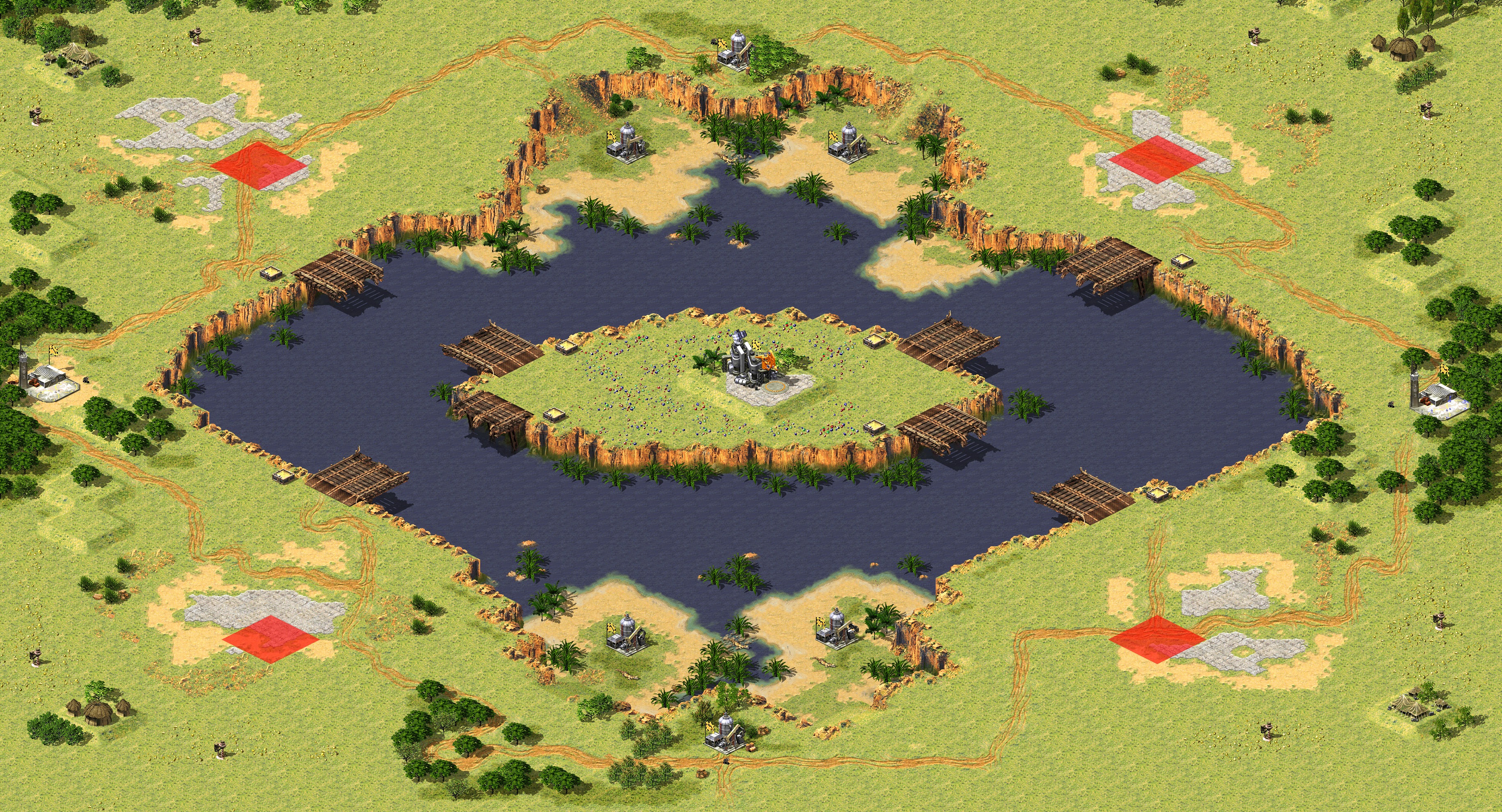 Rendered map: Welcome 2 the Jungle