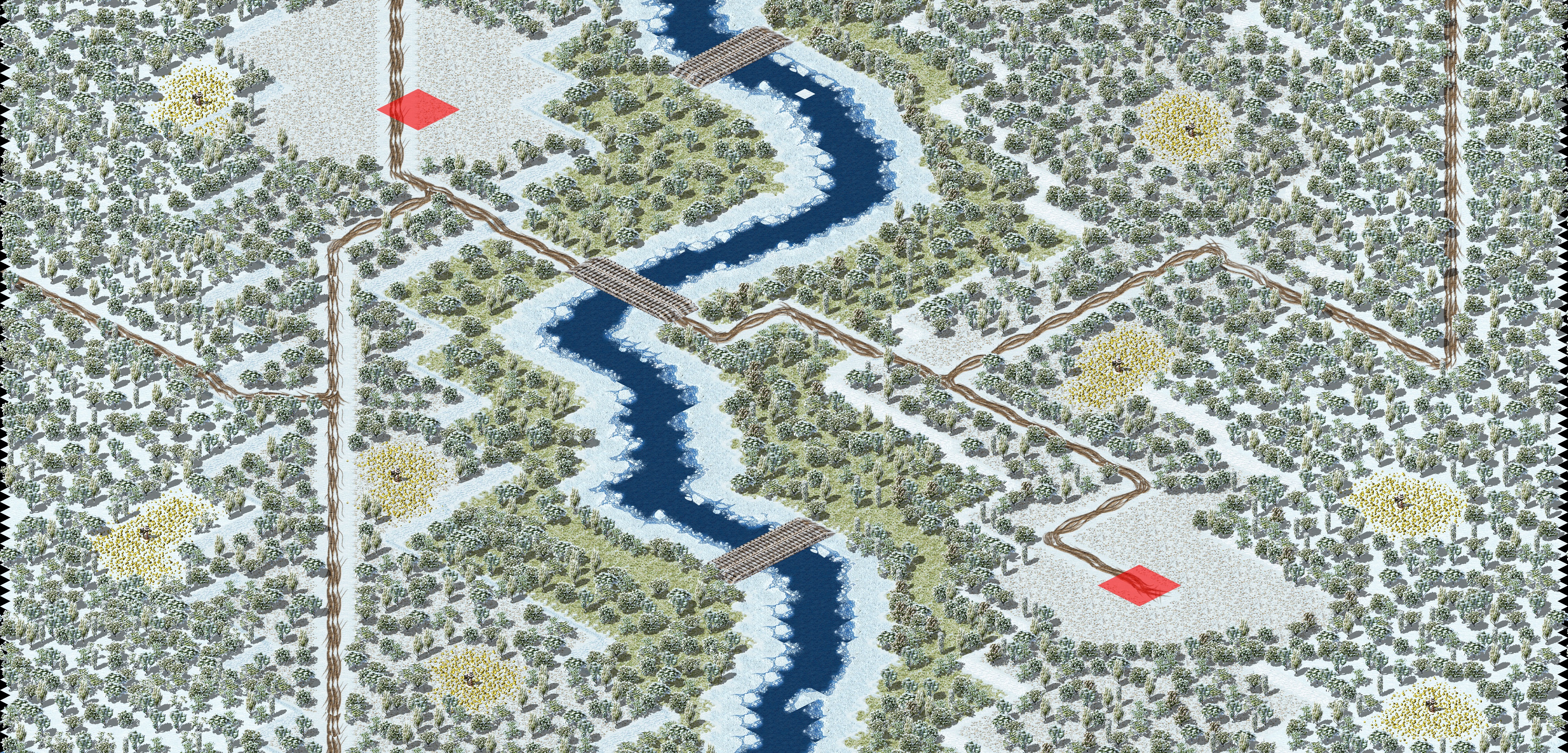 Rendered map: Battle Of The Bulge I: Rolling Thunder