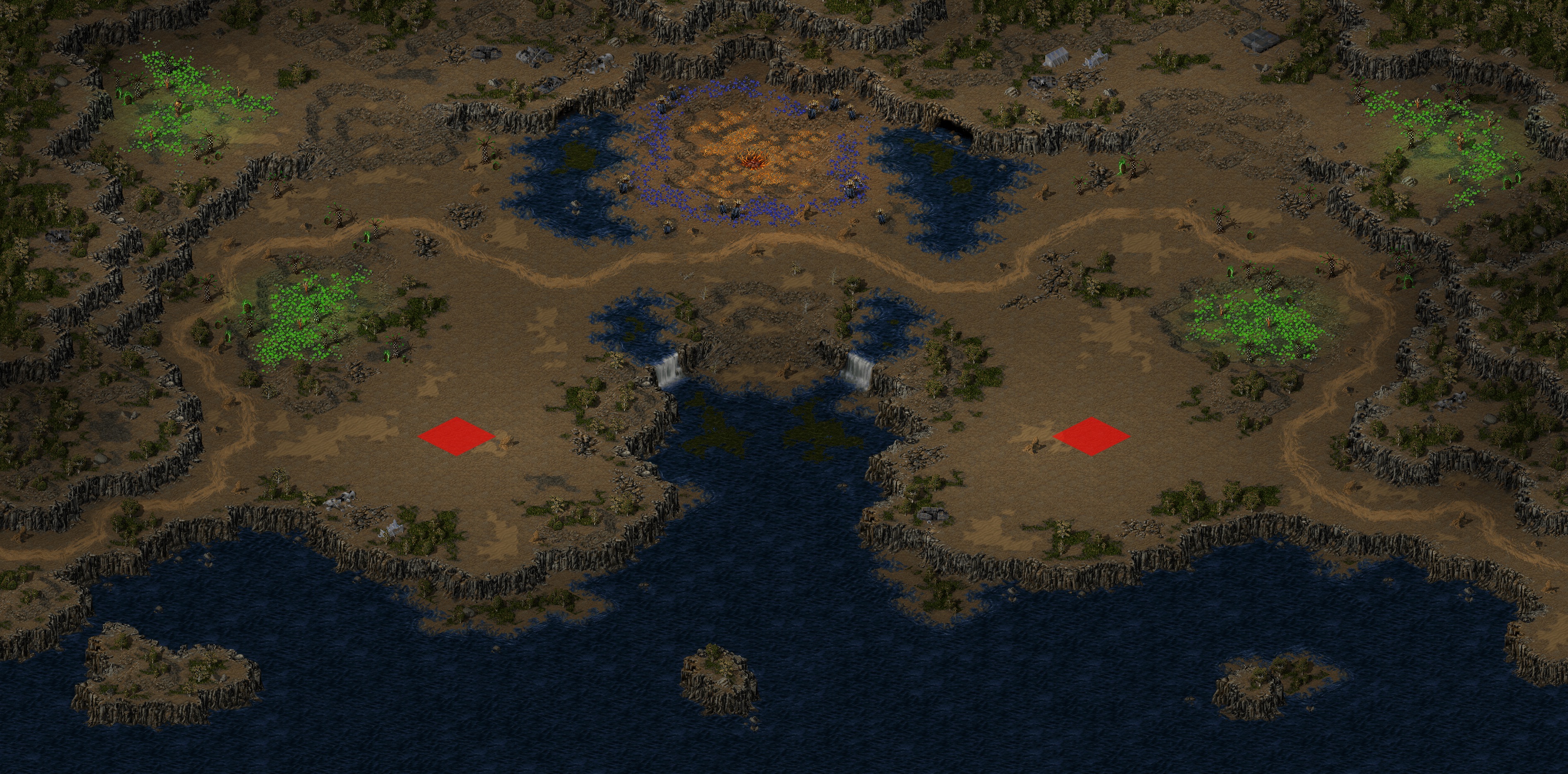 Rendered map: mirage