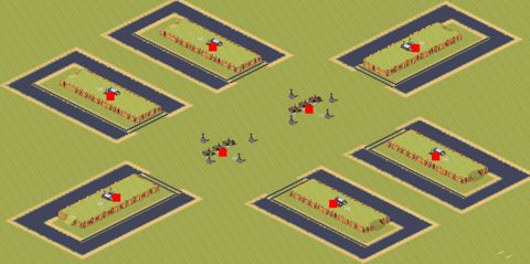Rendered preview of 2 Soviet 6 Allied - Unexpected Fortune (Dead End)