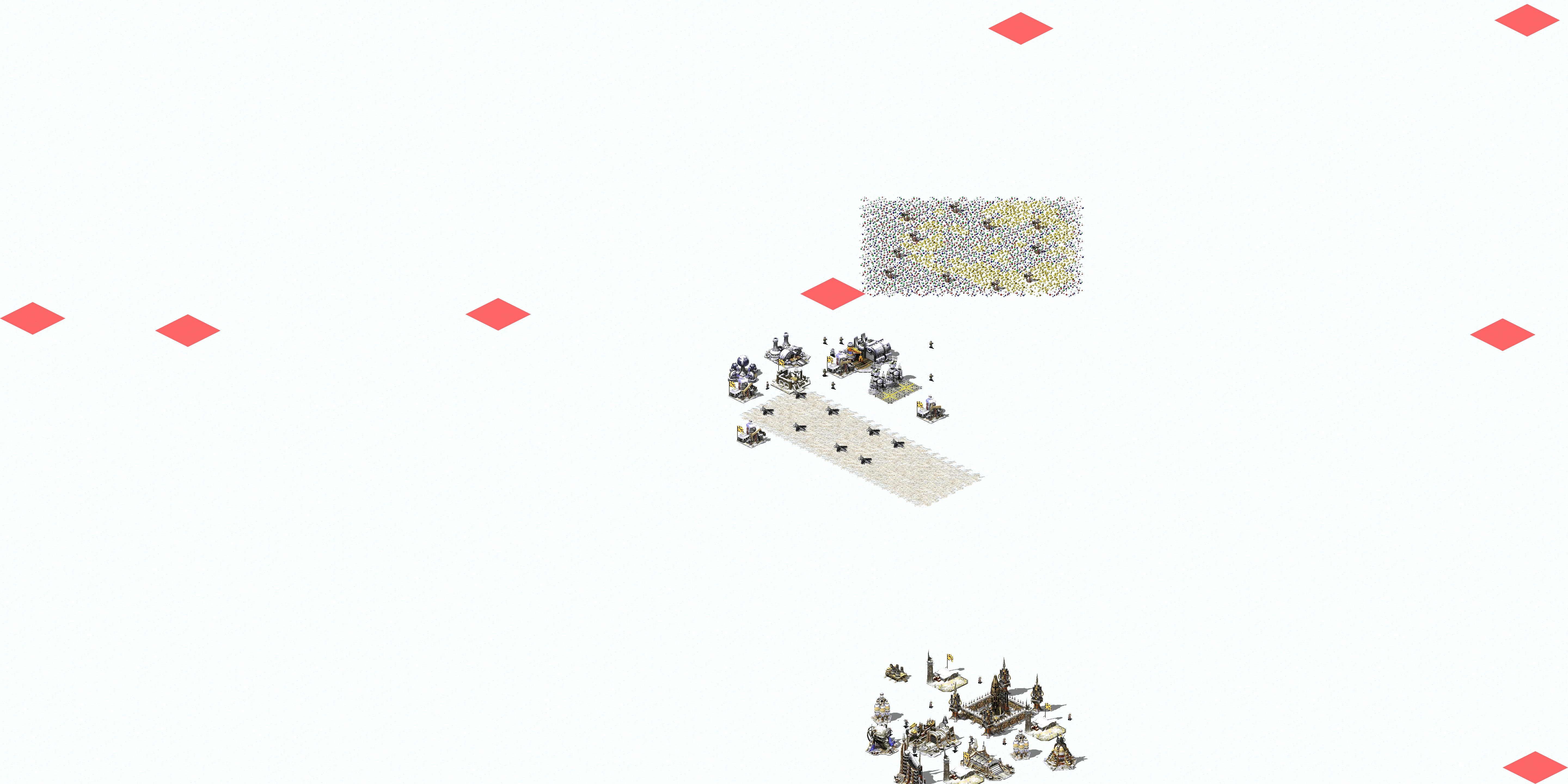 Rendered map: korean war