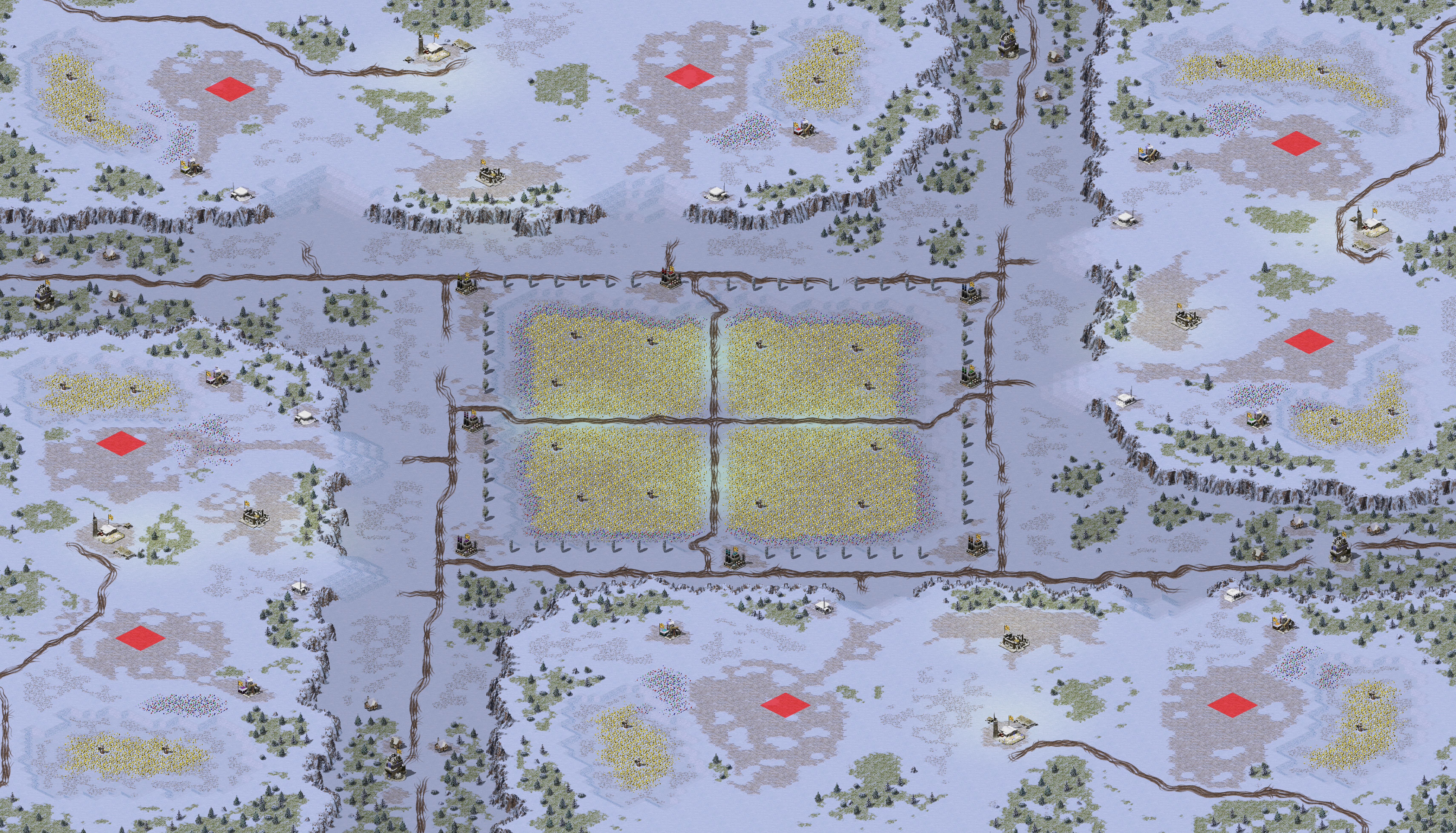 Rendered map: Buffed - Yellow Snow Garden