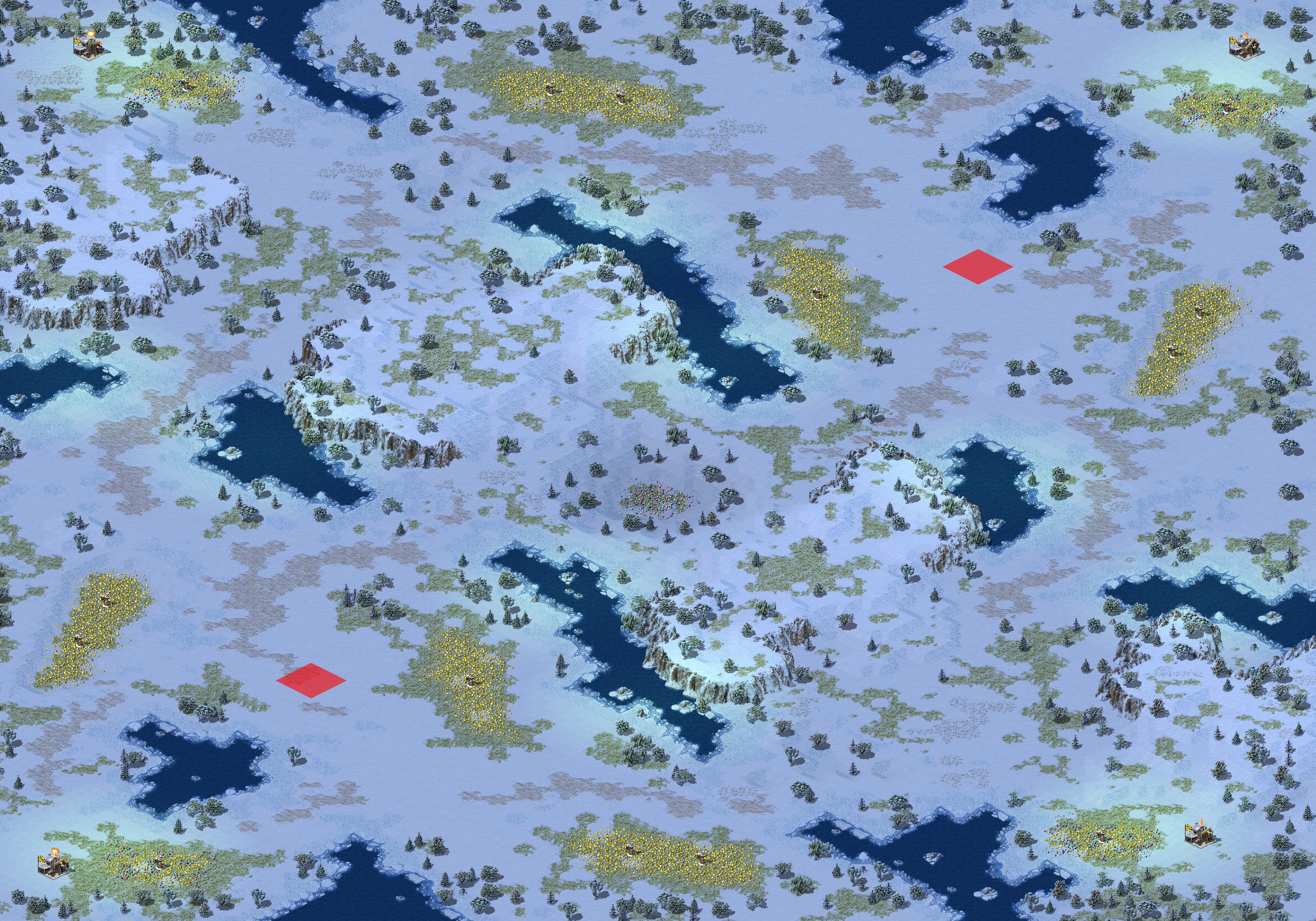 Rendered map: 翡翠湖-赛事专用