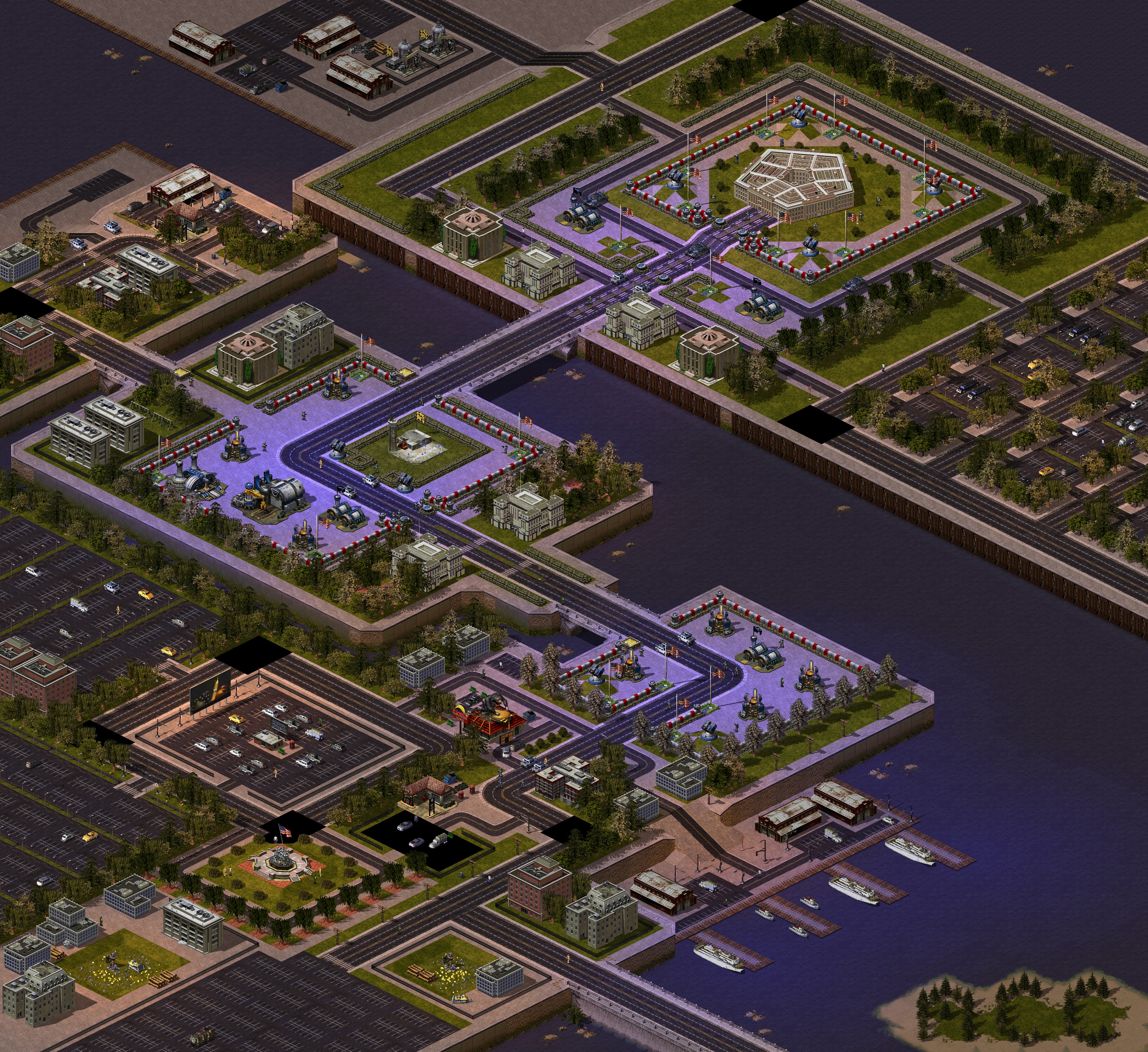 Rendered map: Soviet Mission 1: Red Dawn