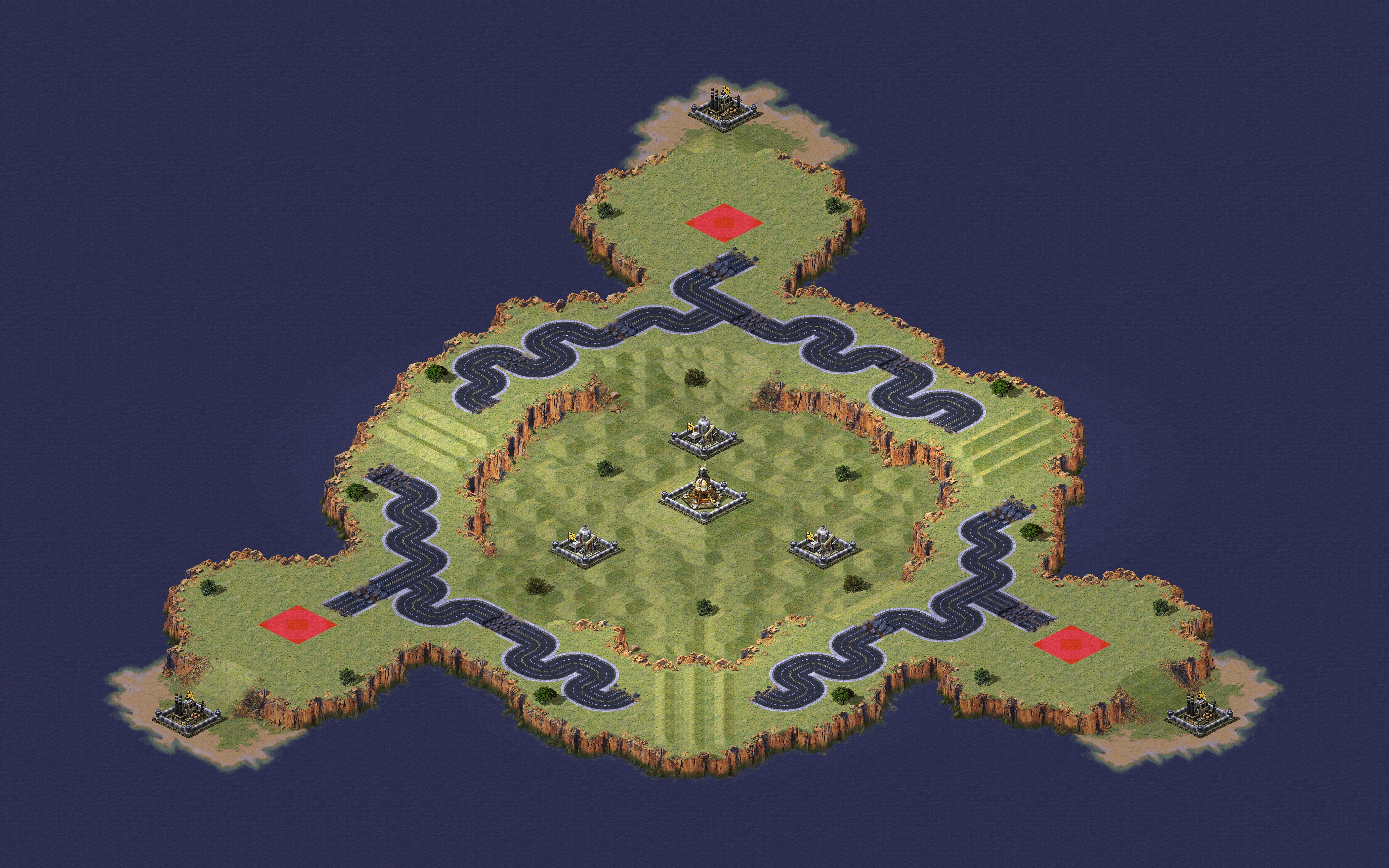 Rendered map: Breakwater Isles