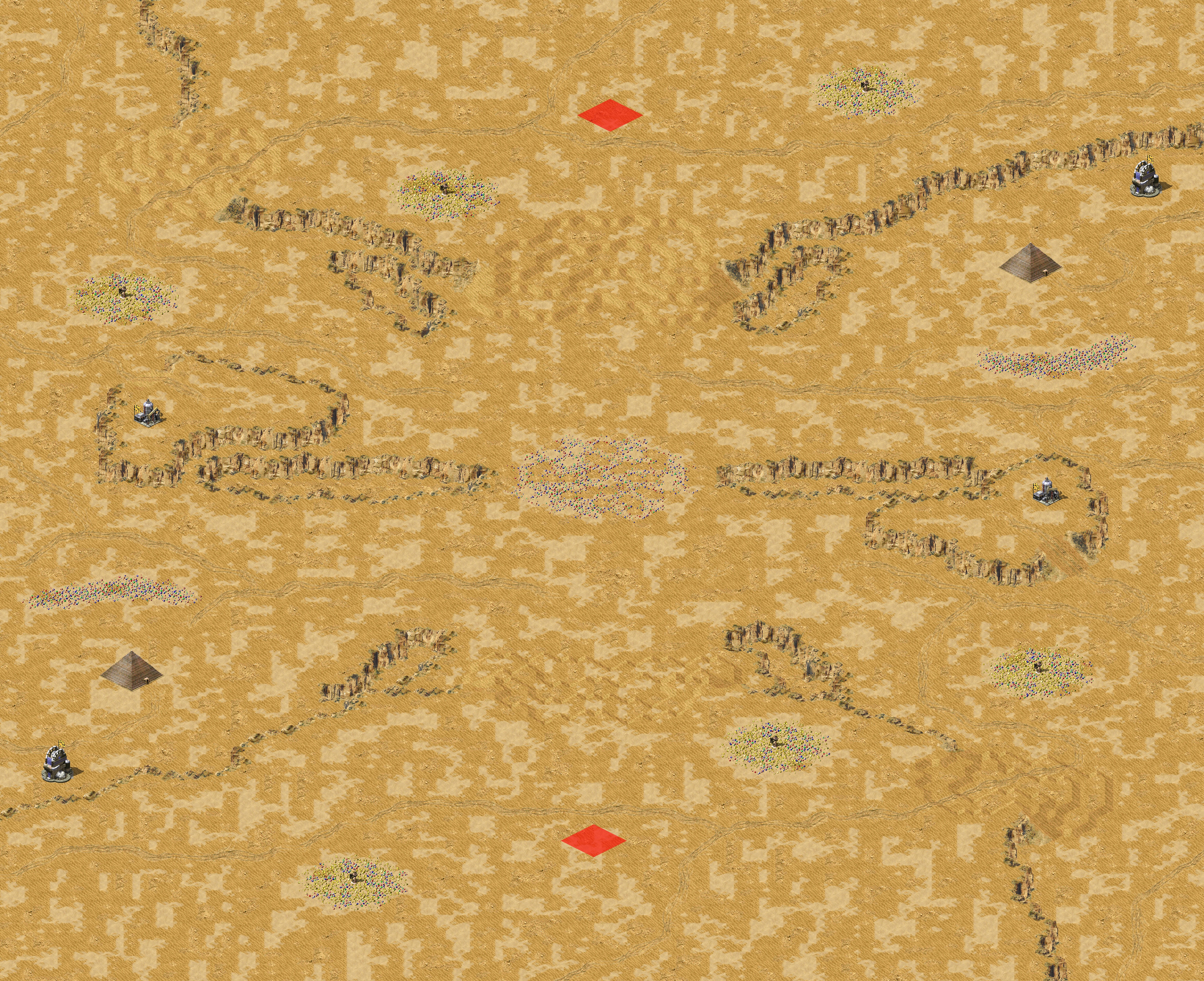 Rendered map: Tournament Dune
