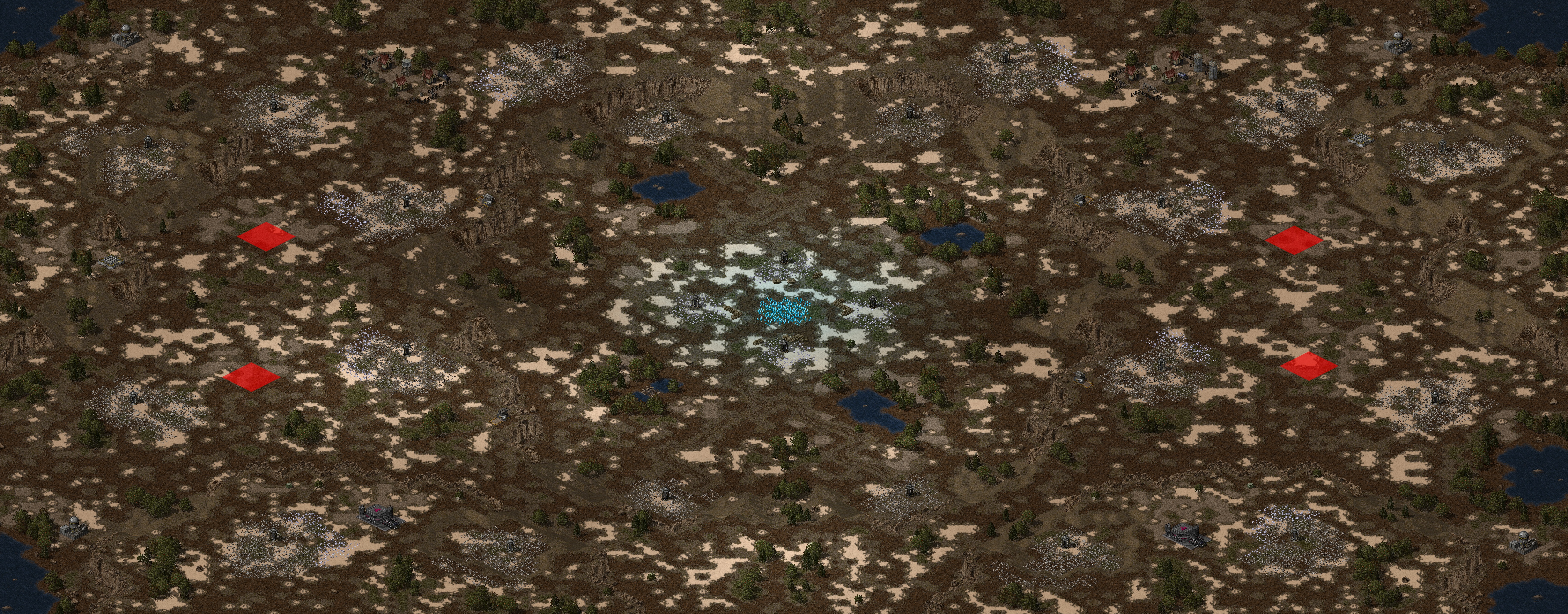 Rendered map: Siberian Woods