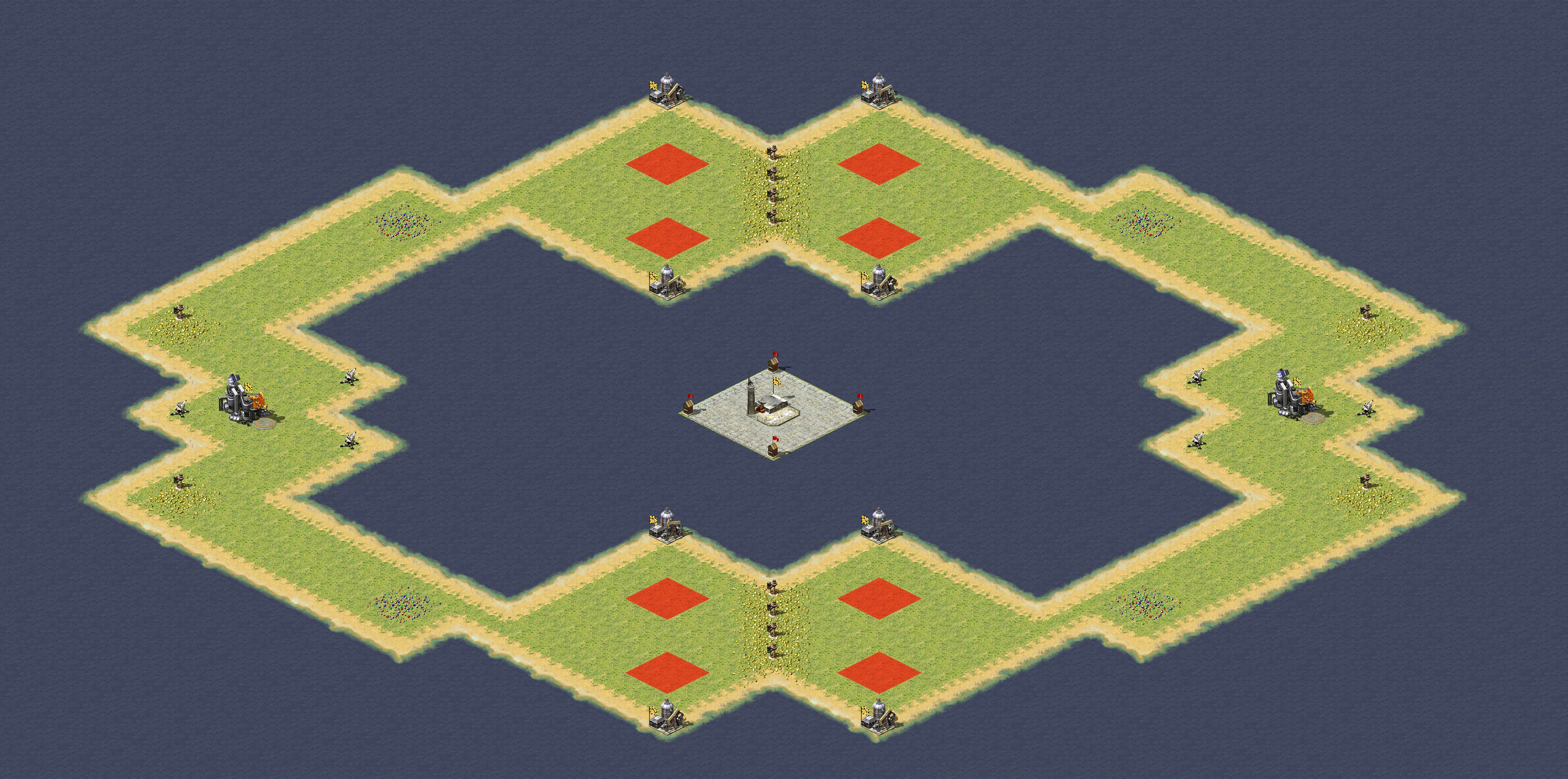 Rendered map: Micro War 1: Waterlogged