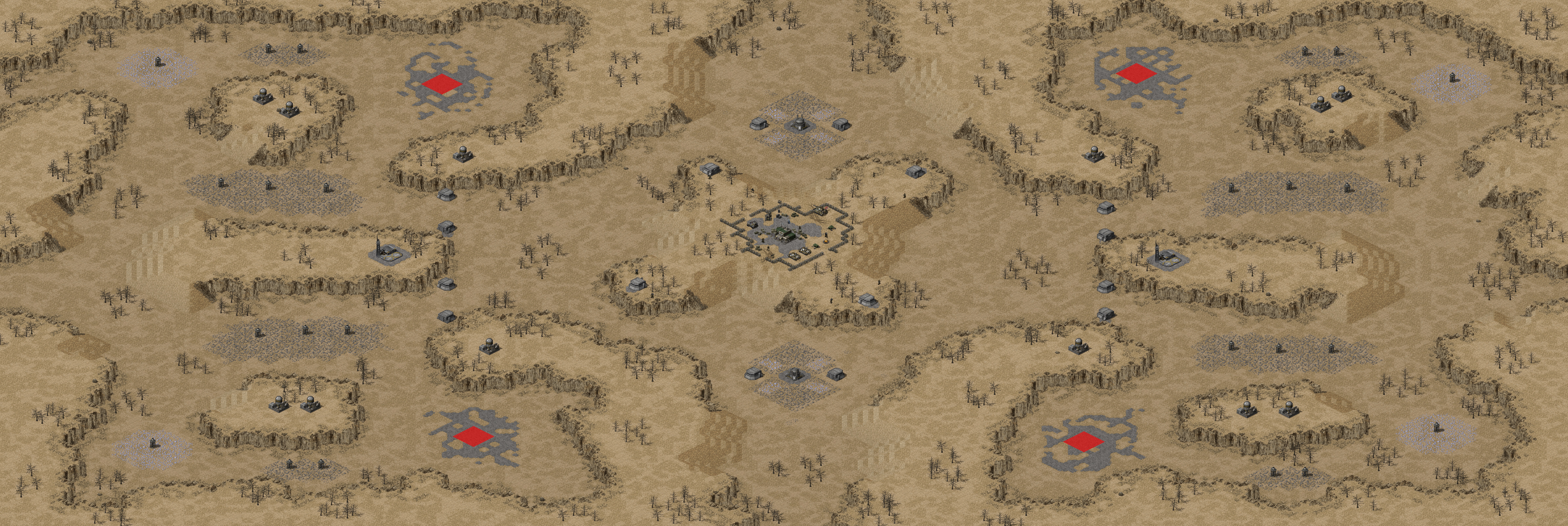 Rendered map: Barren Wasteland
