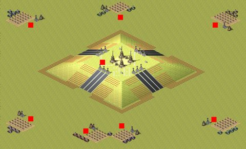 Rendered preview of 1 Allied 7 Soviet - Mountain Summit