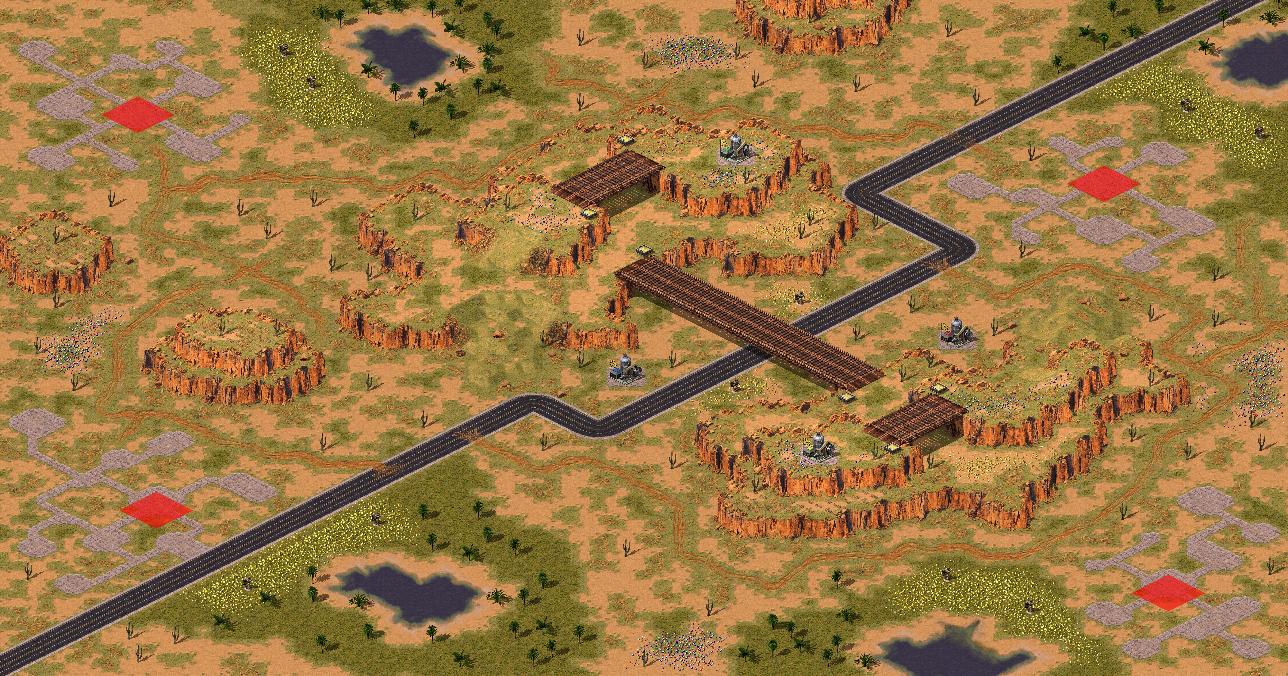Rendered map: Hill Duel