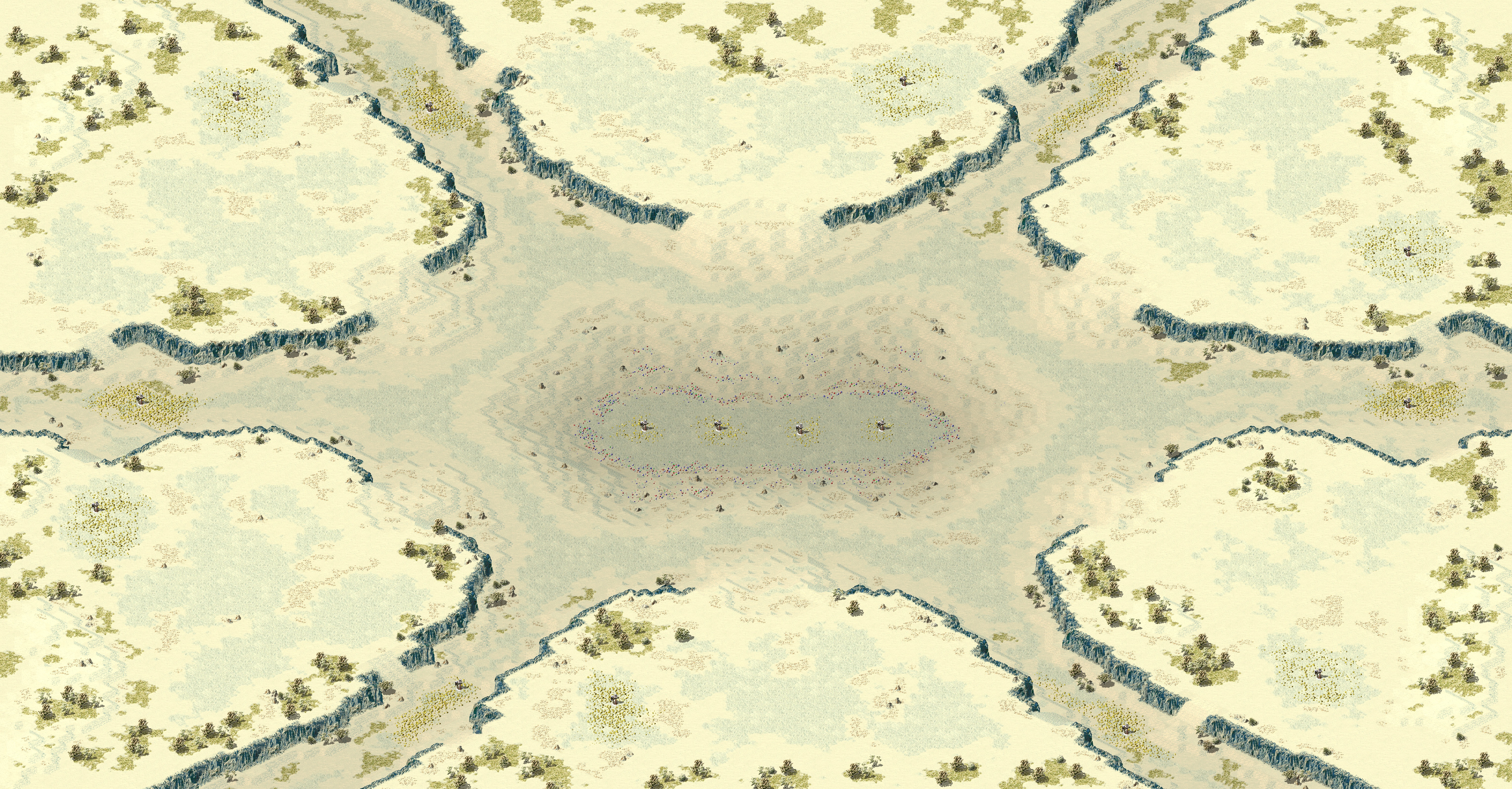 Rendered map: Ice Age