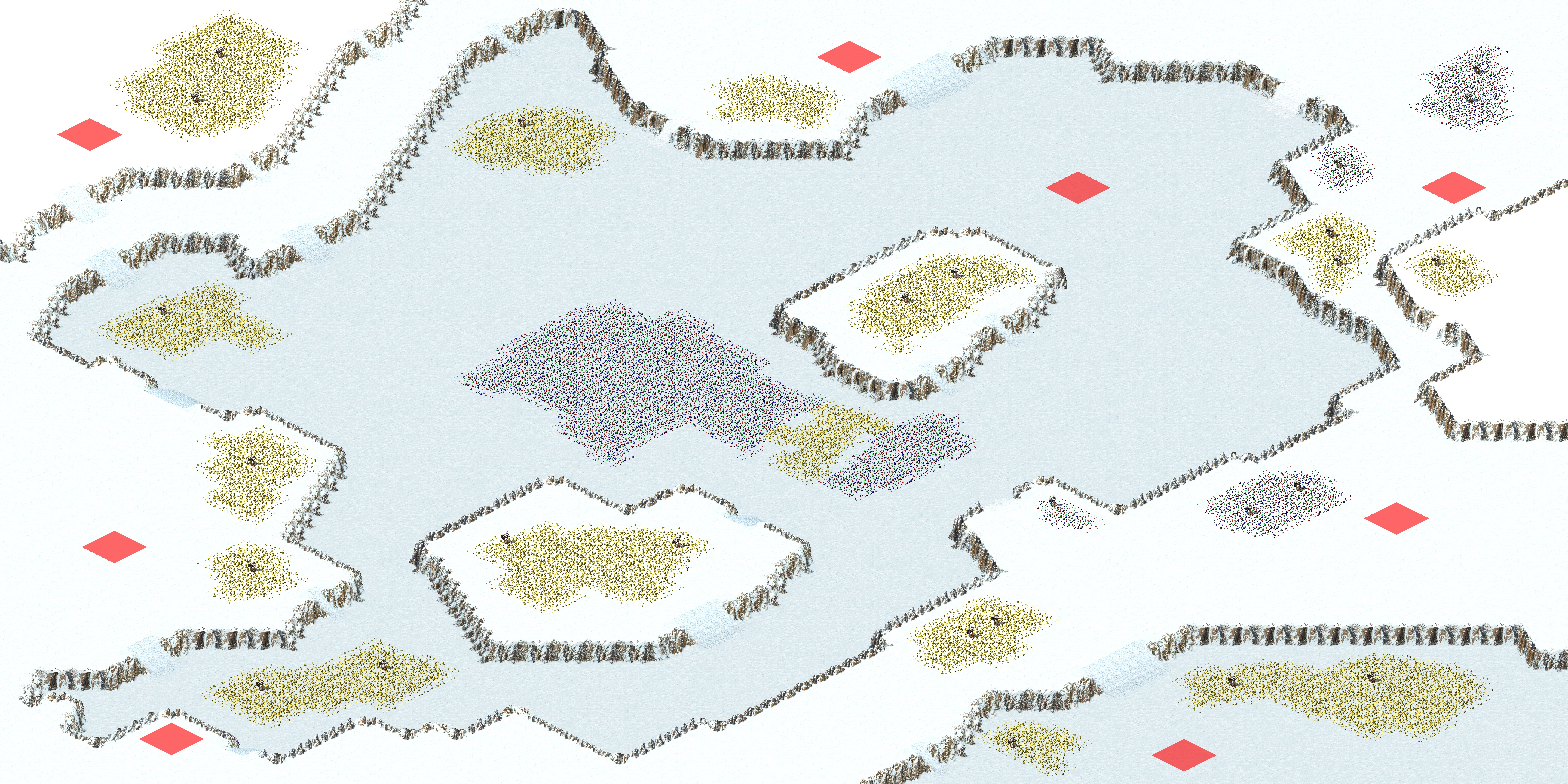 Rendered map: Snowy Field v1.0