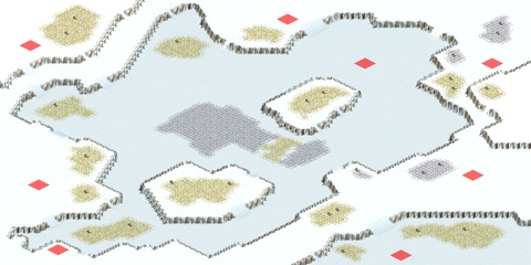 Rendered preview of Snowy Field v1.0