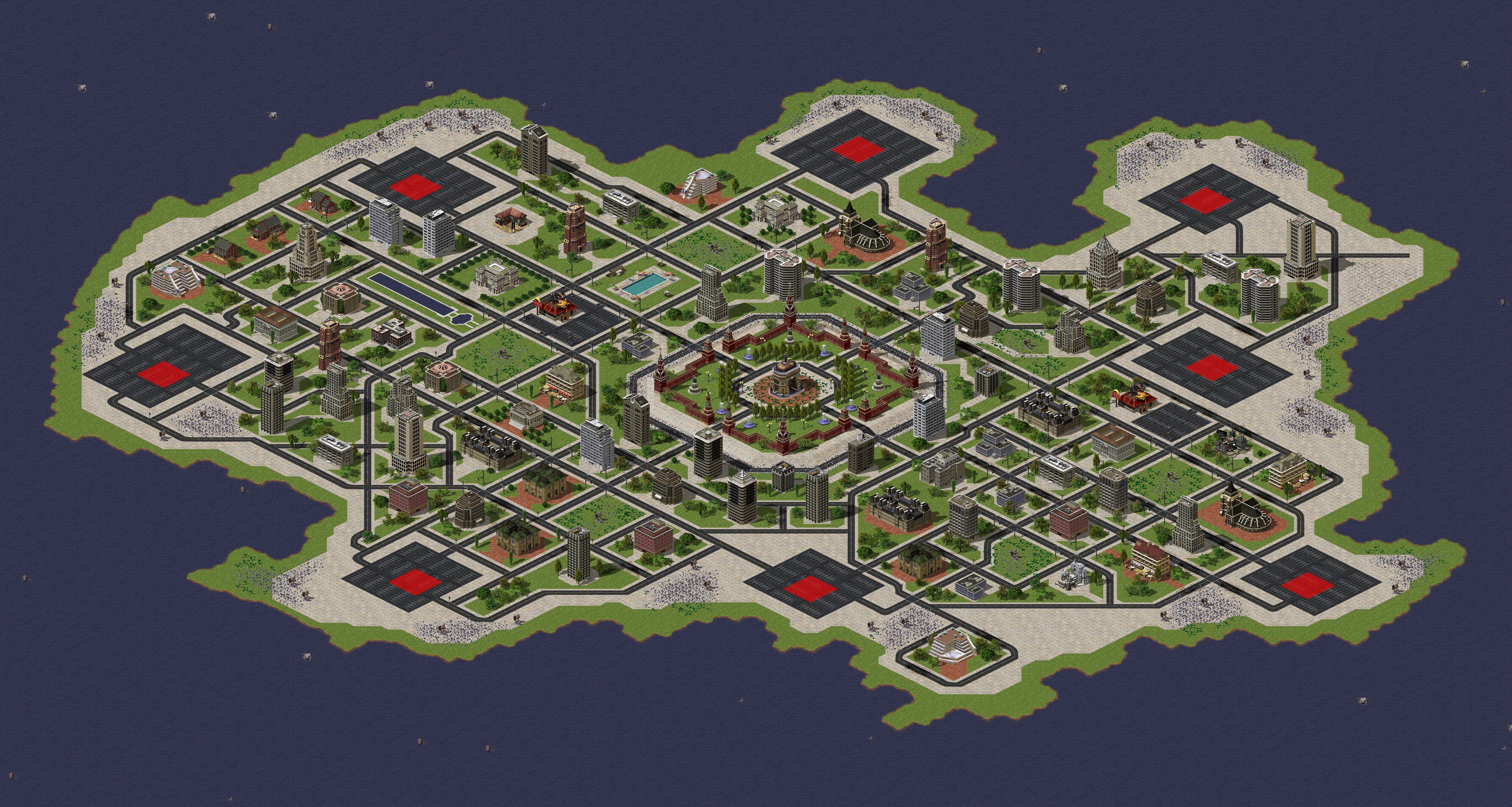 Rendered map: Powder Keg