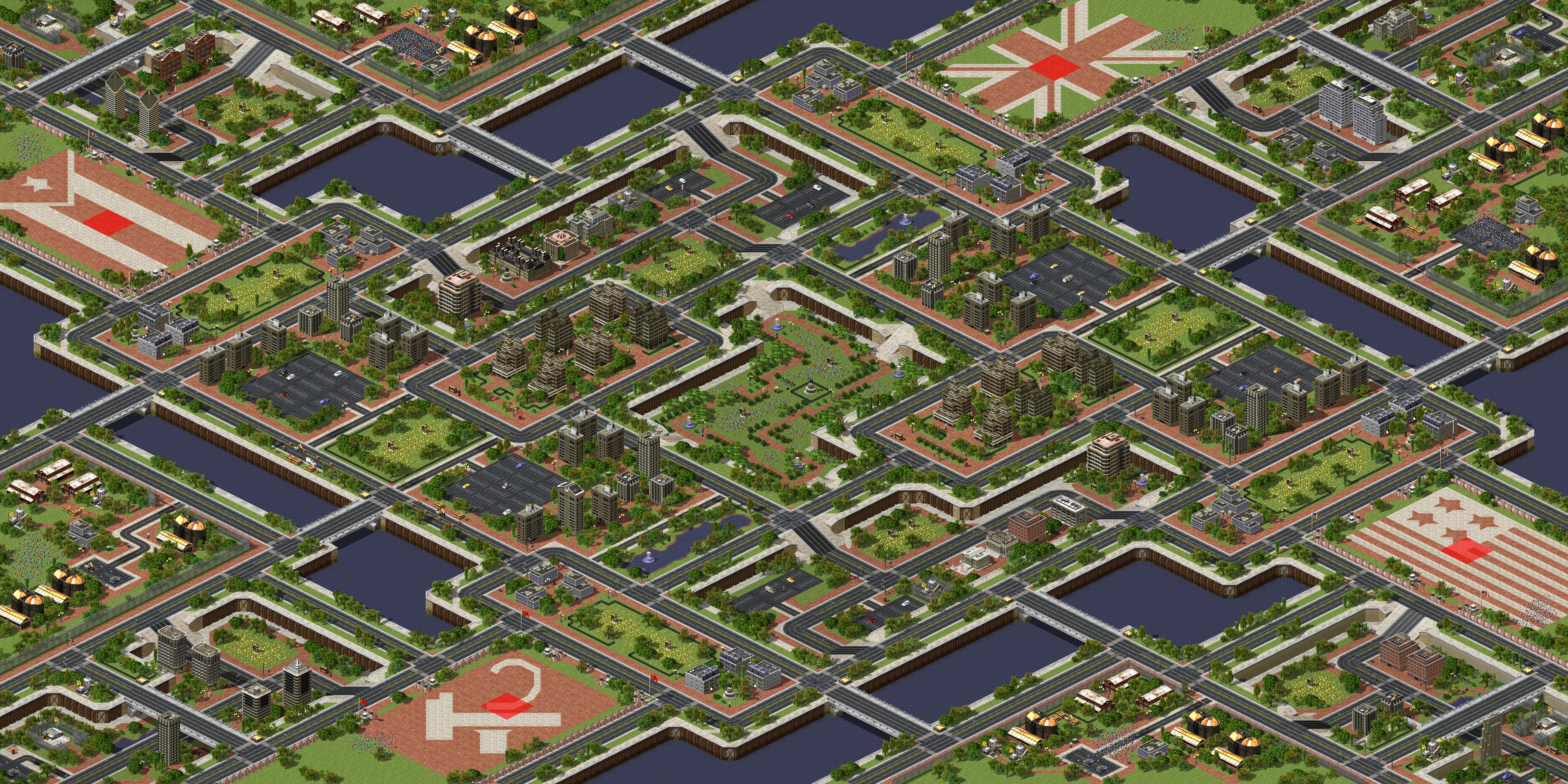 Rendered map: Flag Patch of Land