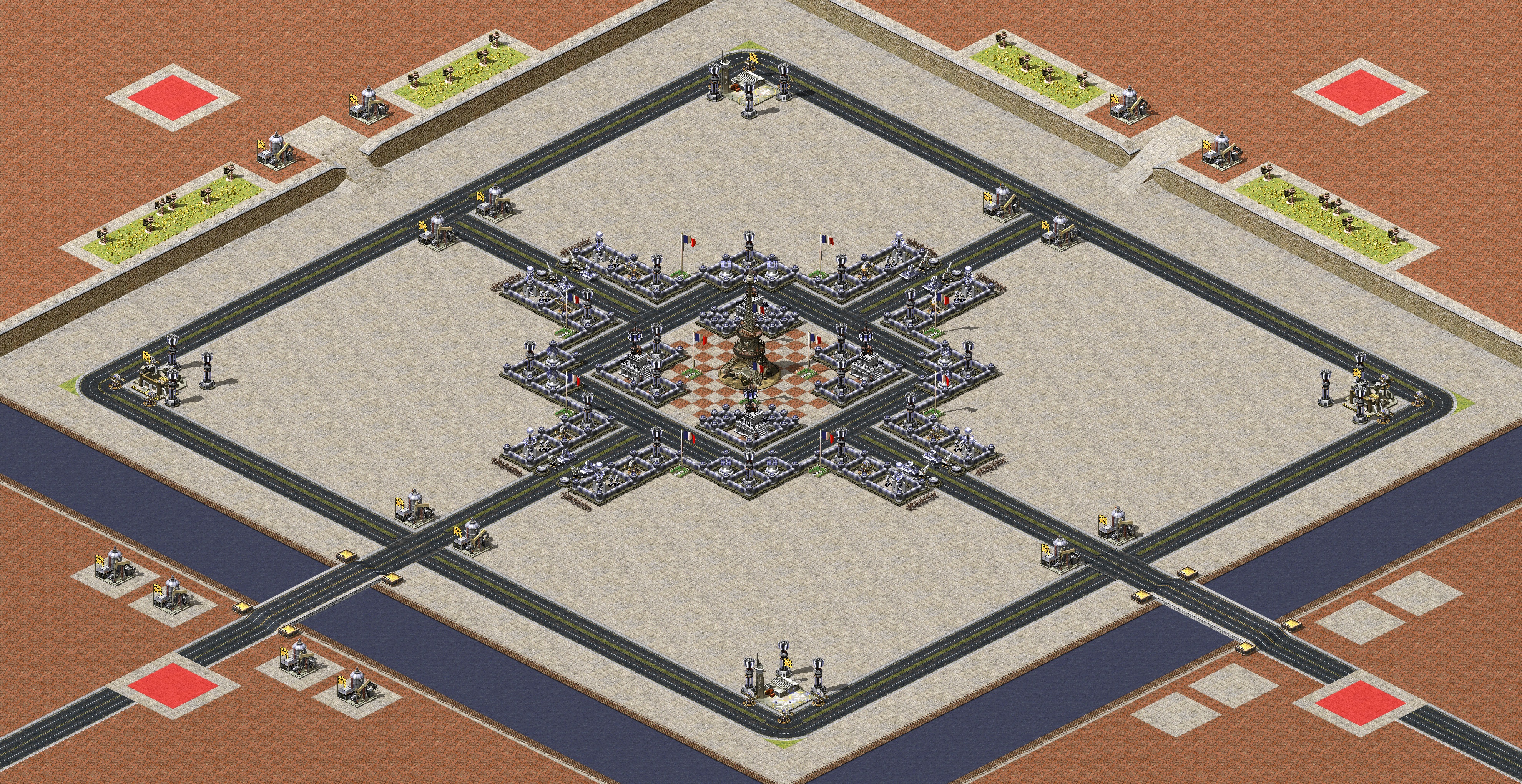 Rendered map: Paris Bolt
