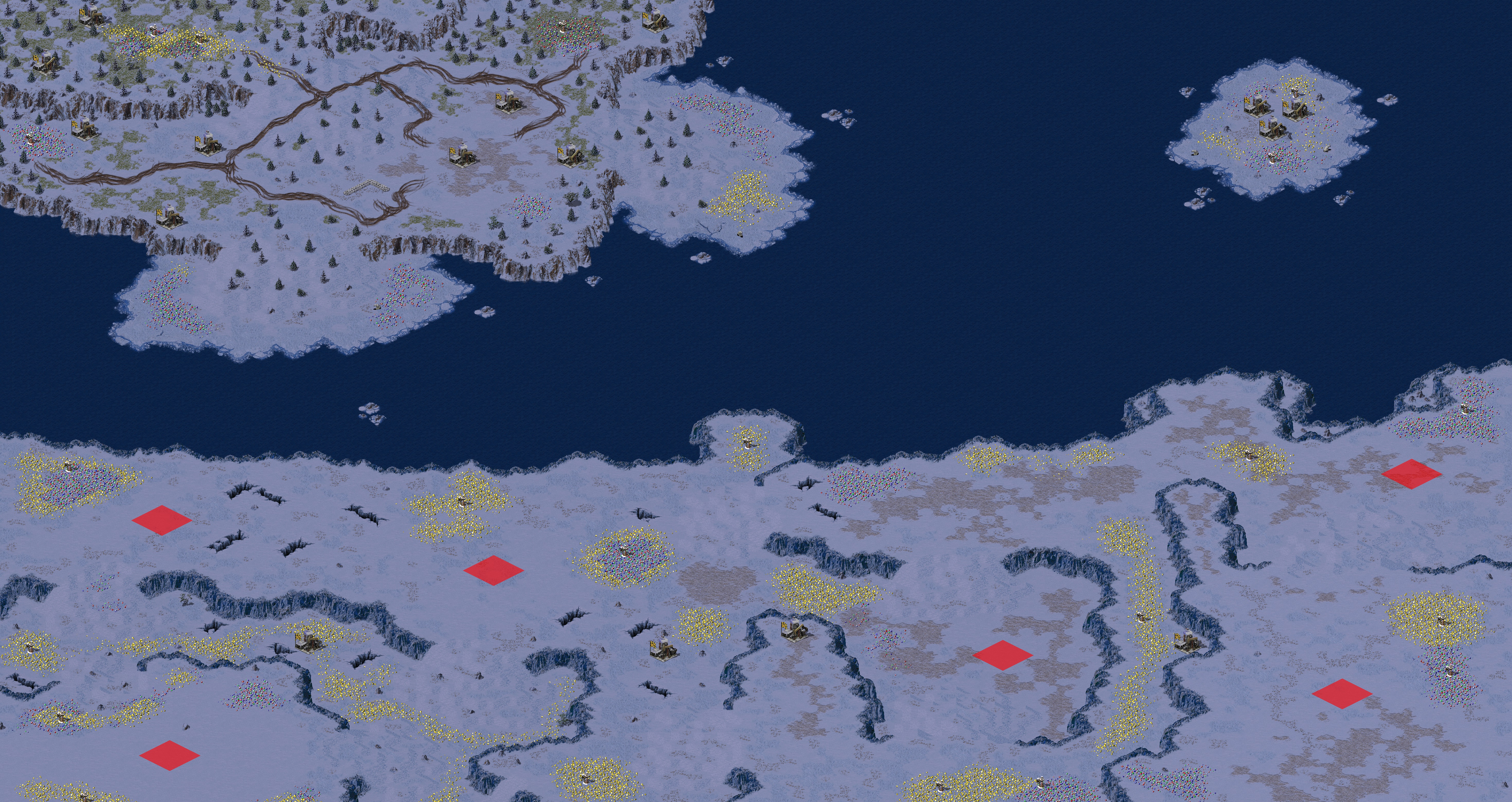 Rendered map: 南极