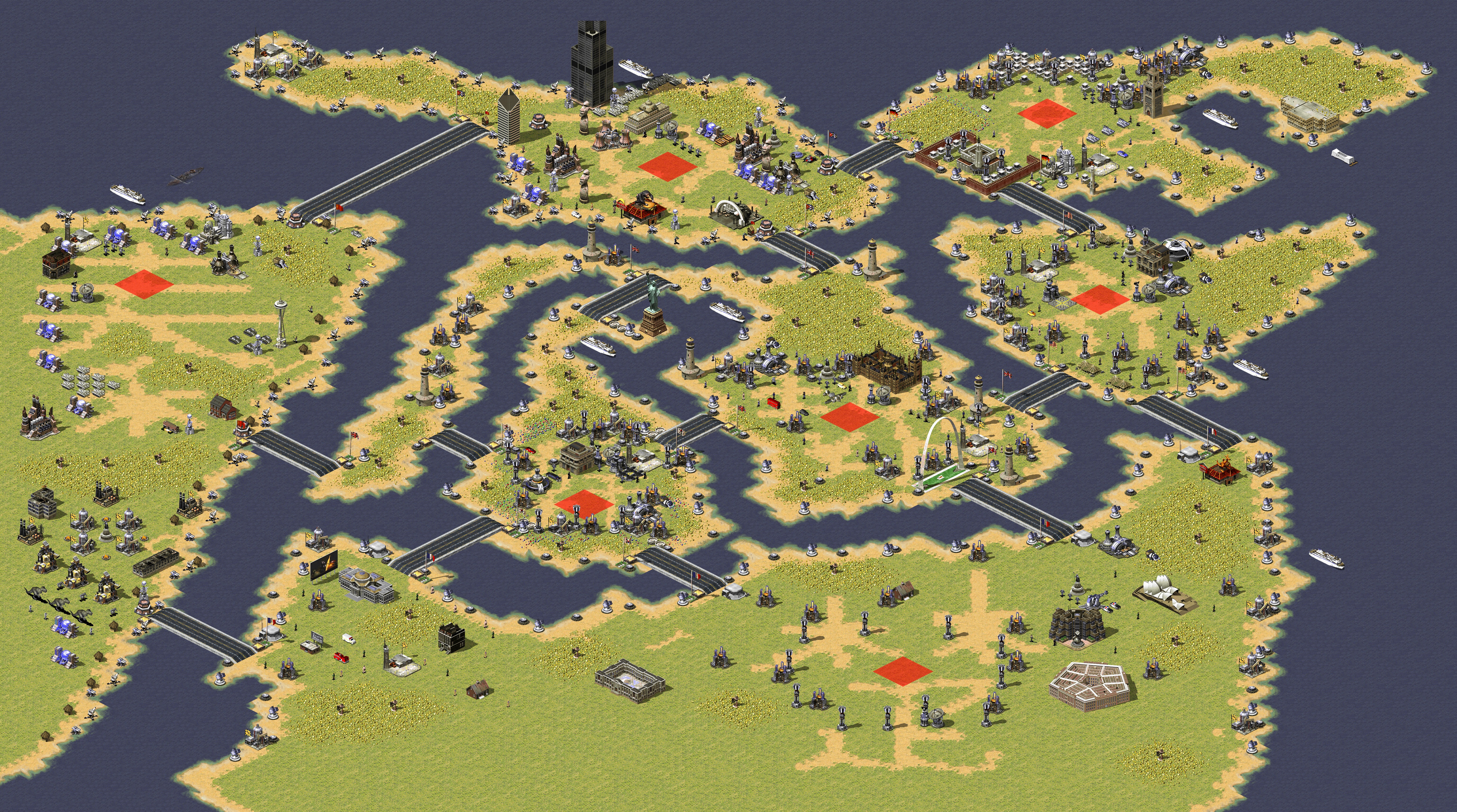 Rendered map: zhan guo qi xiong