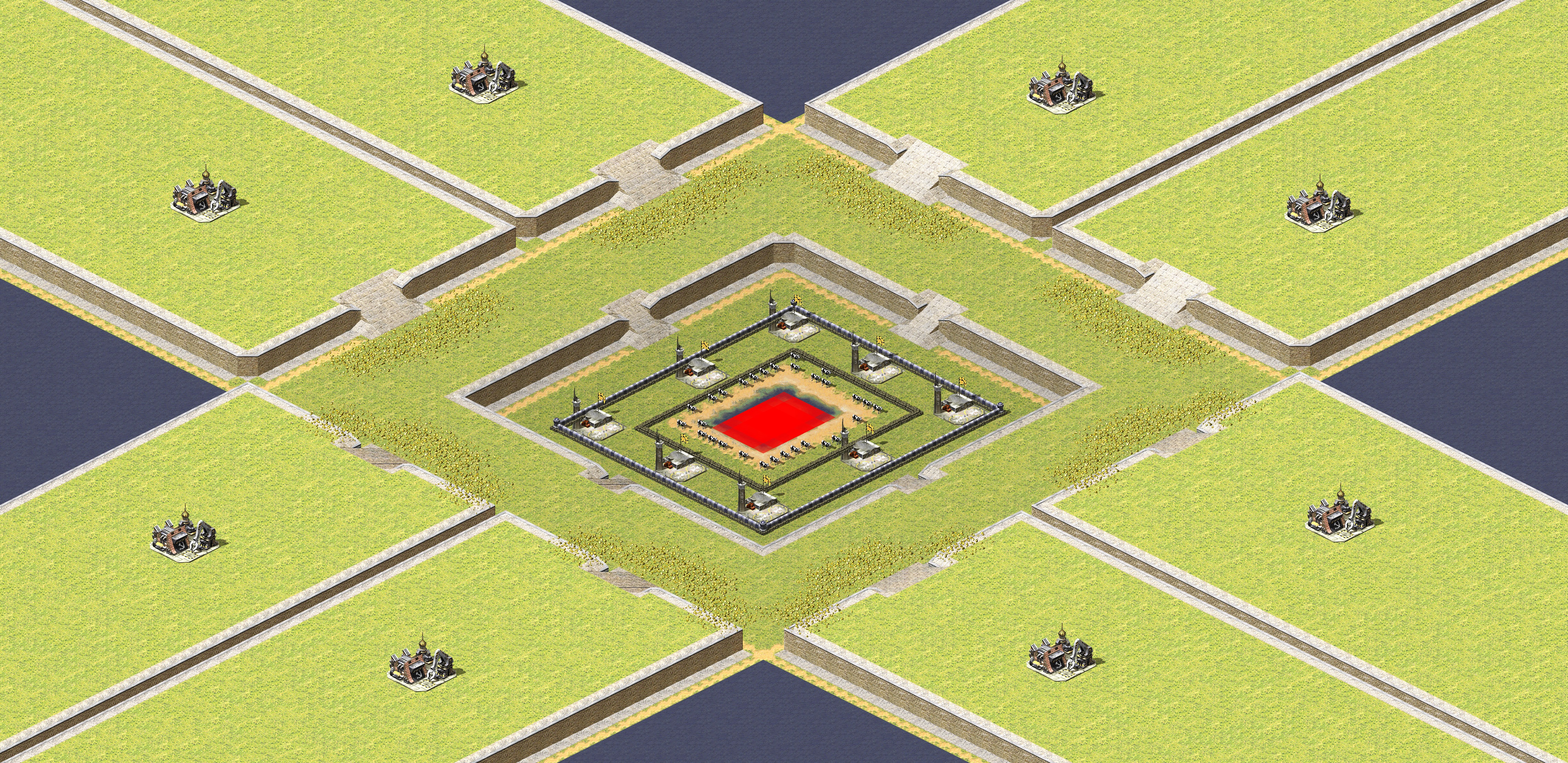 Rendered map: Cattle Patch Soviet