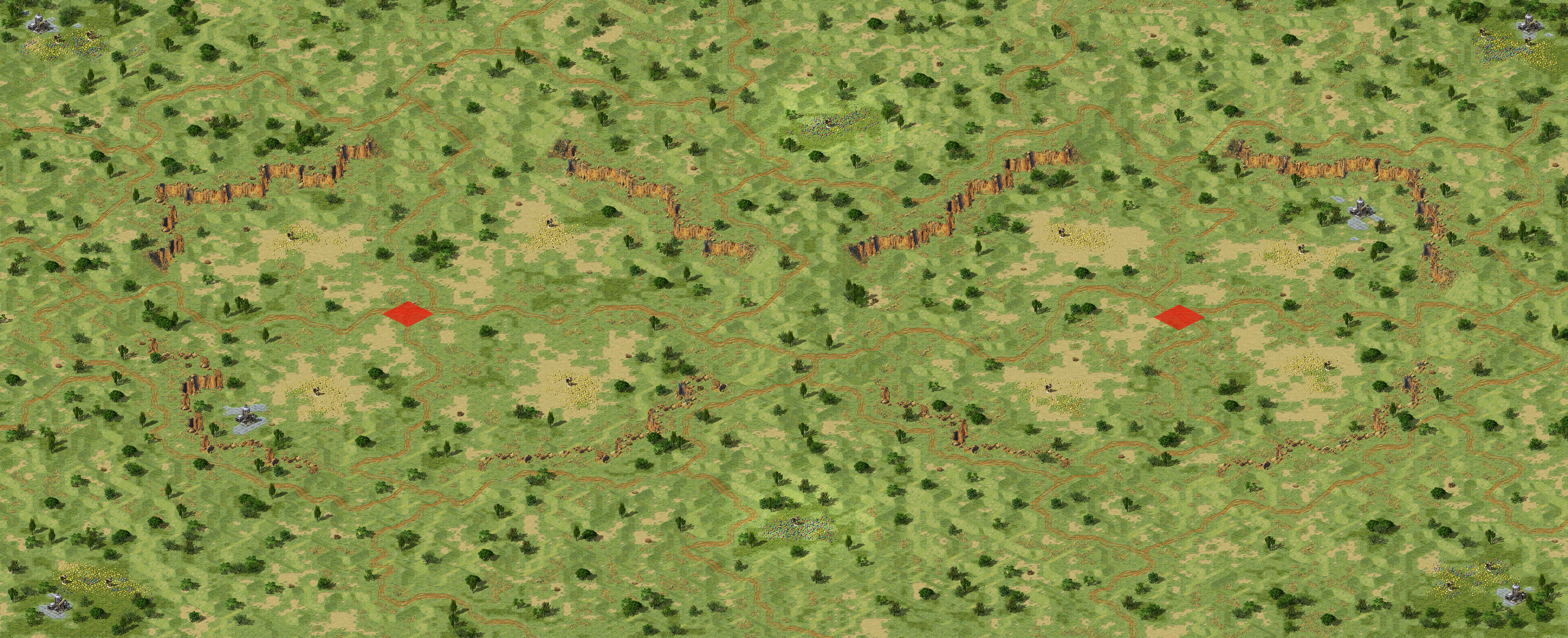 Rendered map: Enormous