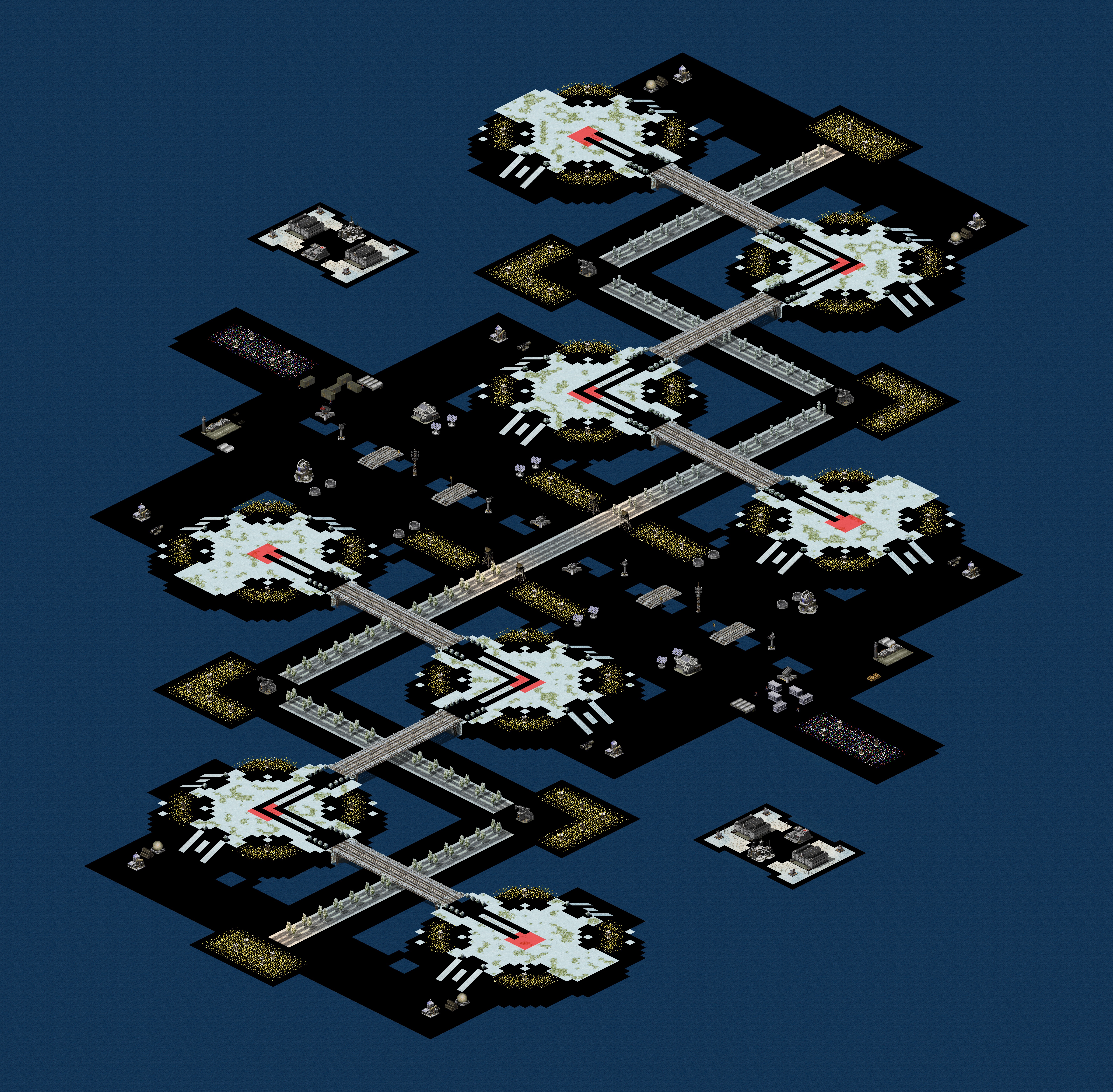 Rendered map: Steel Ball Run