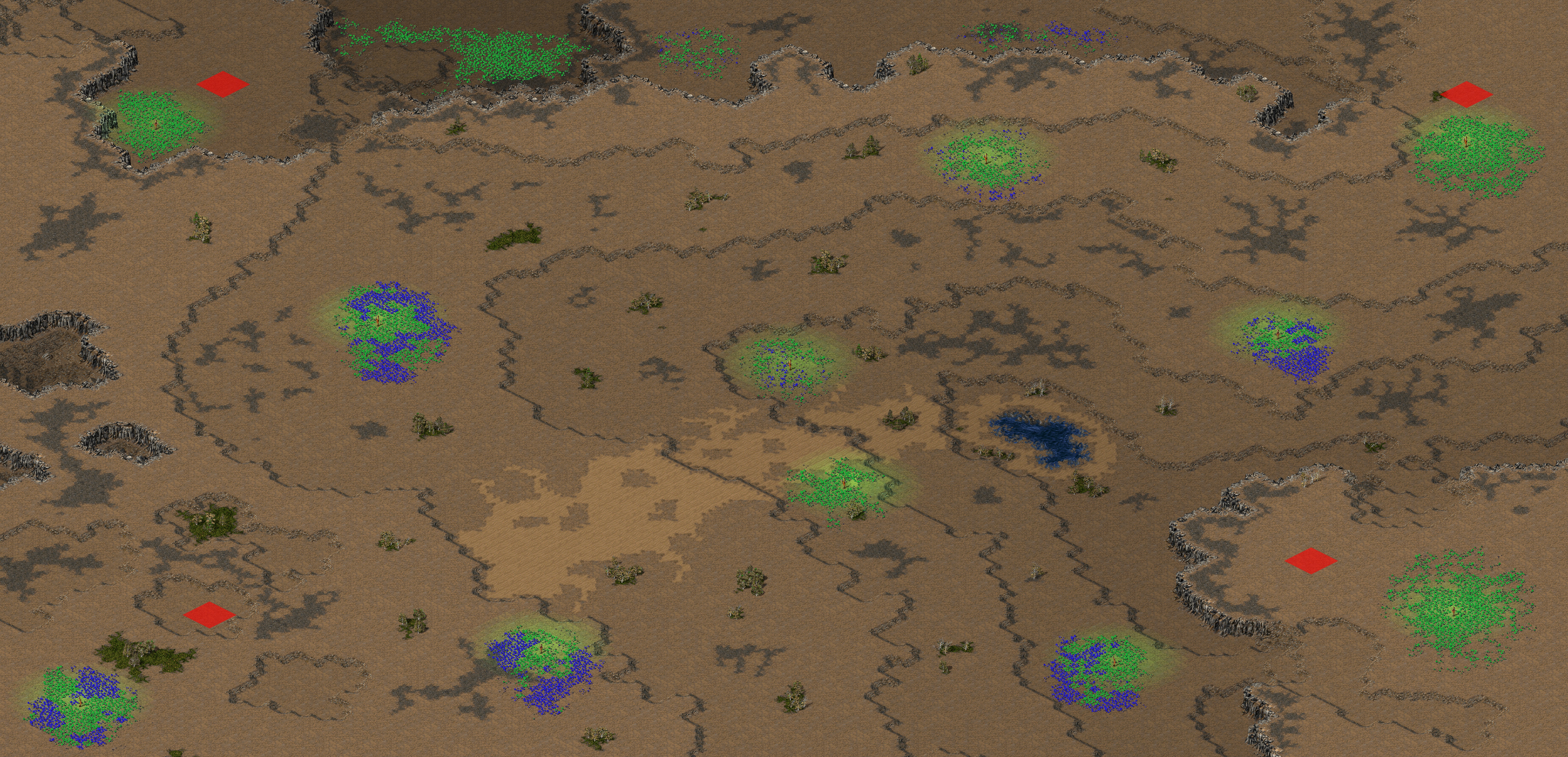 Rendered map: (4) Terraces