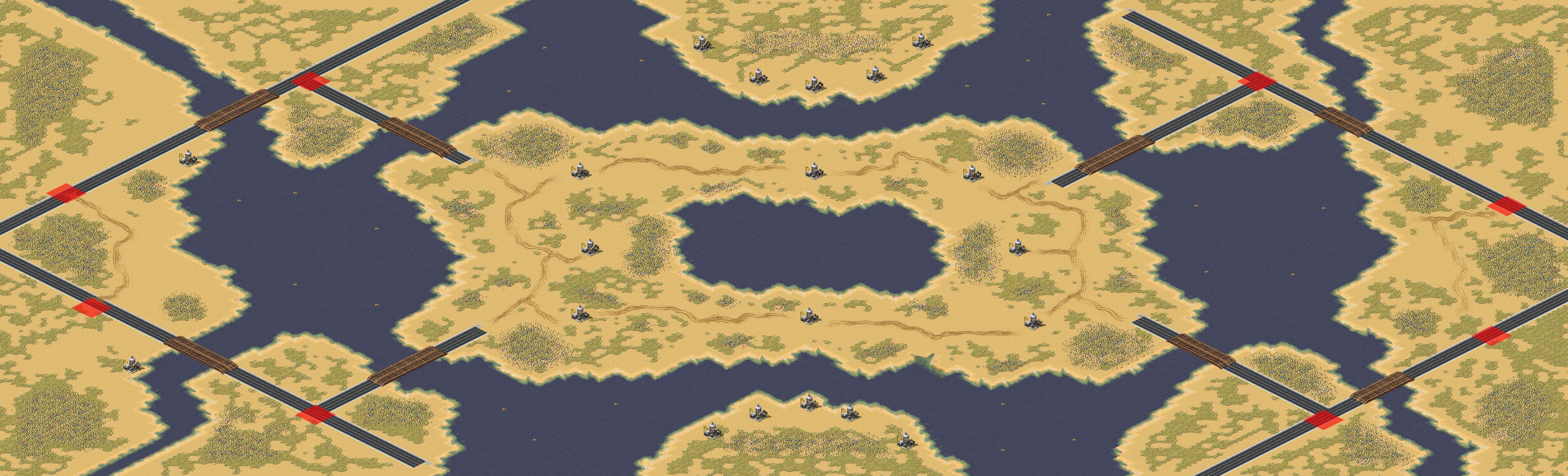 Rendered map: 沙漠北极圈