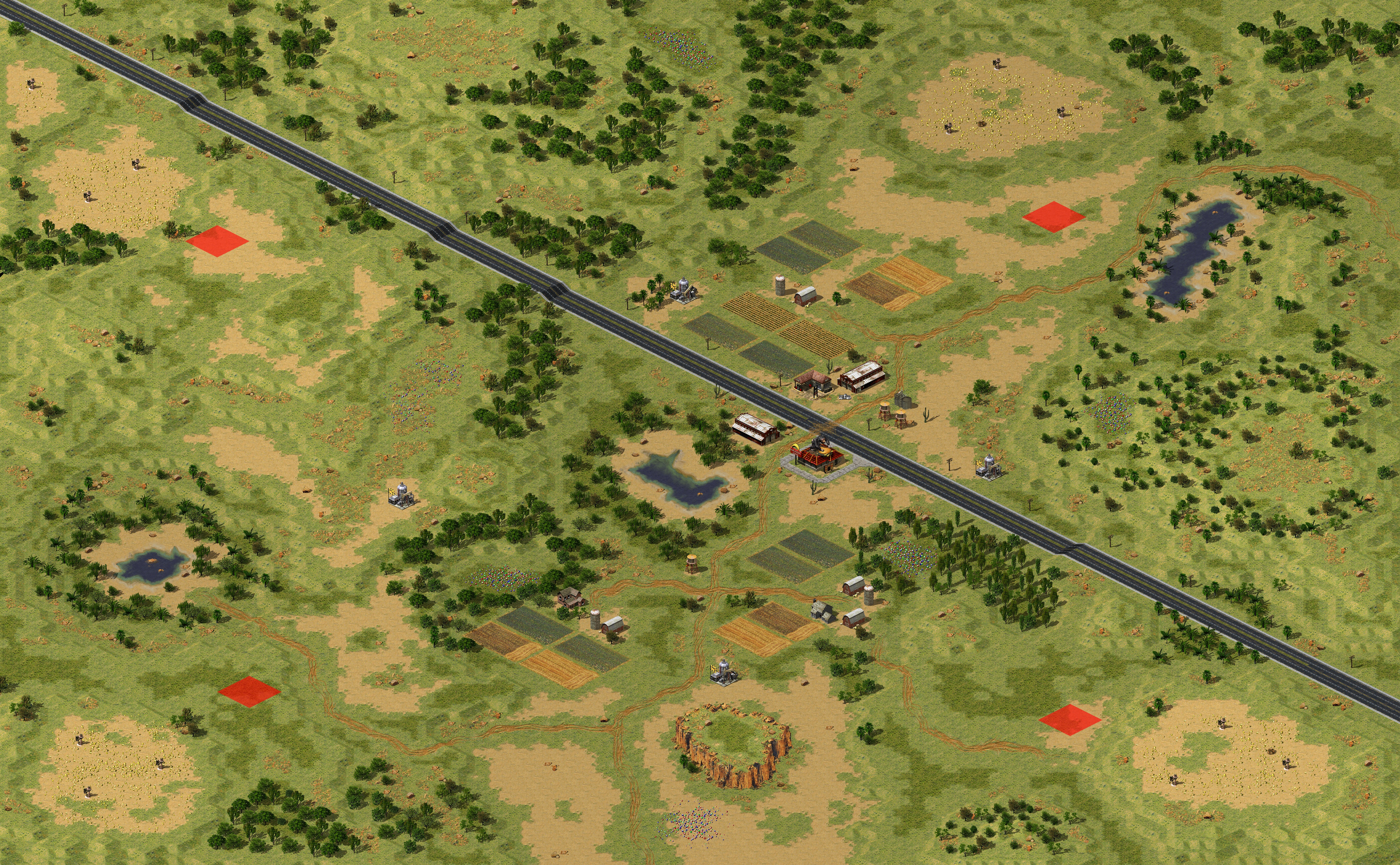 Rendered map: Golden State Fwy