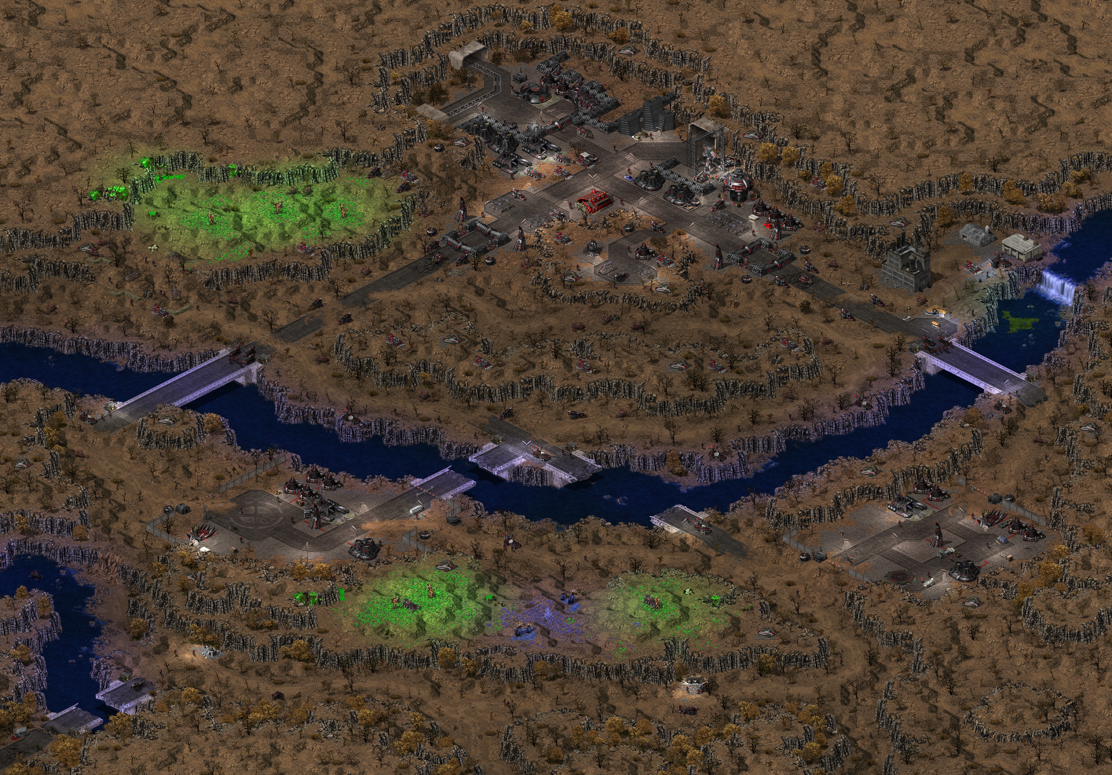 Rendered map: GDI Mission 13: Rage