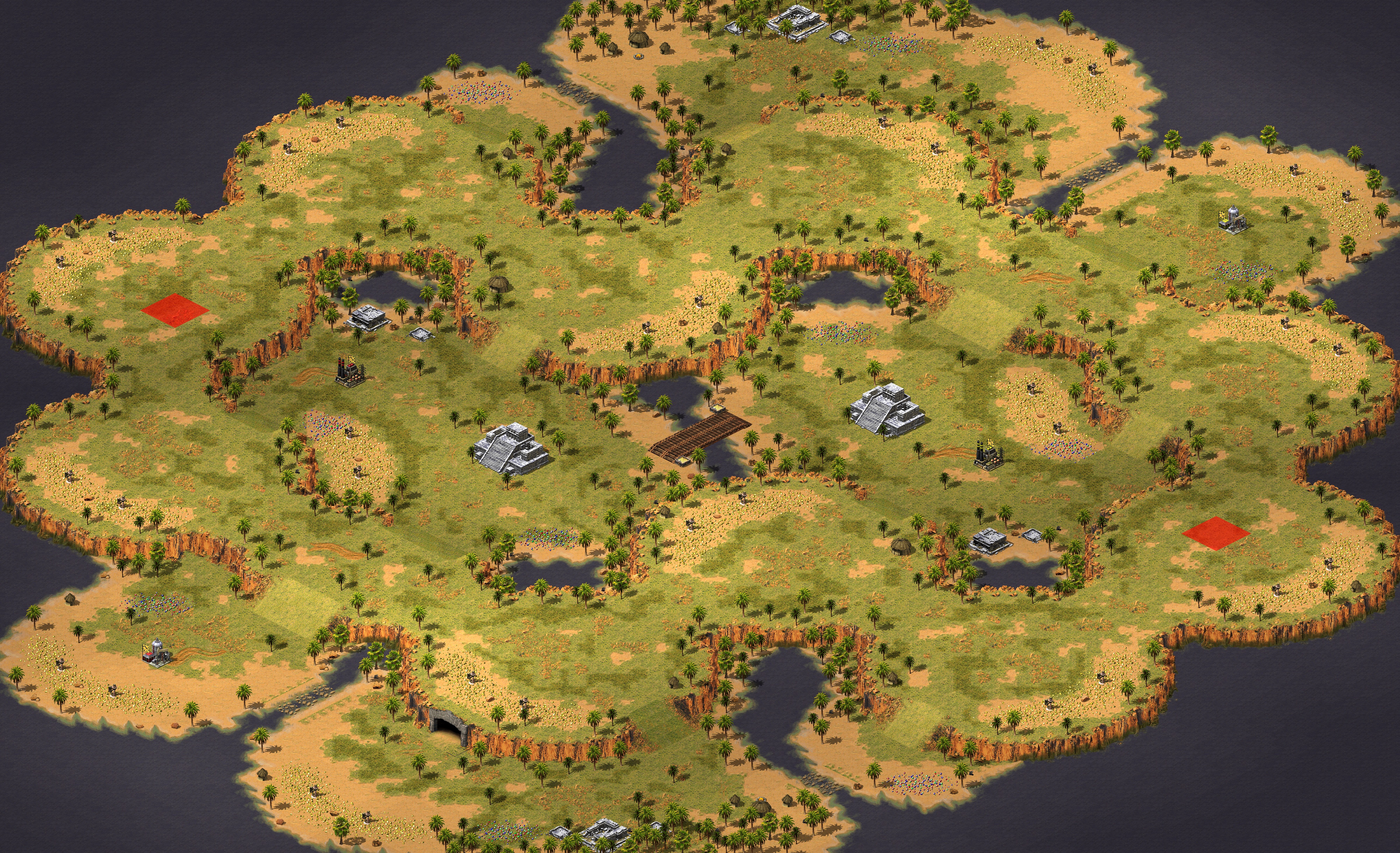 Rendered map: Buffed: Aztec Battleground