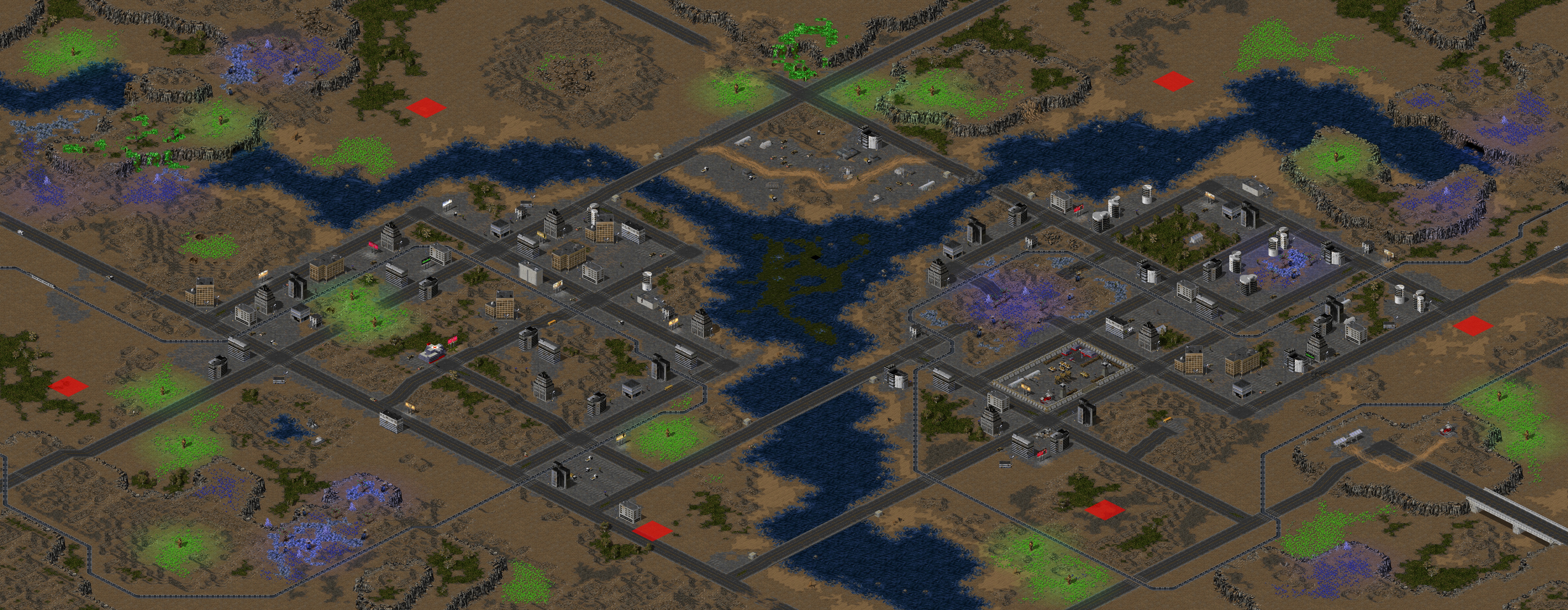 Rendered map: Cityscape