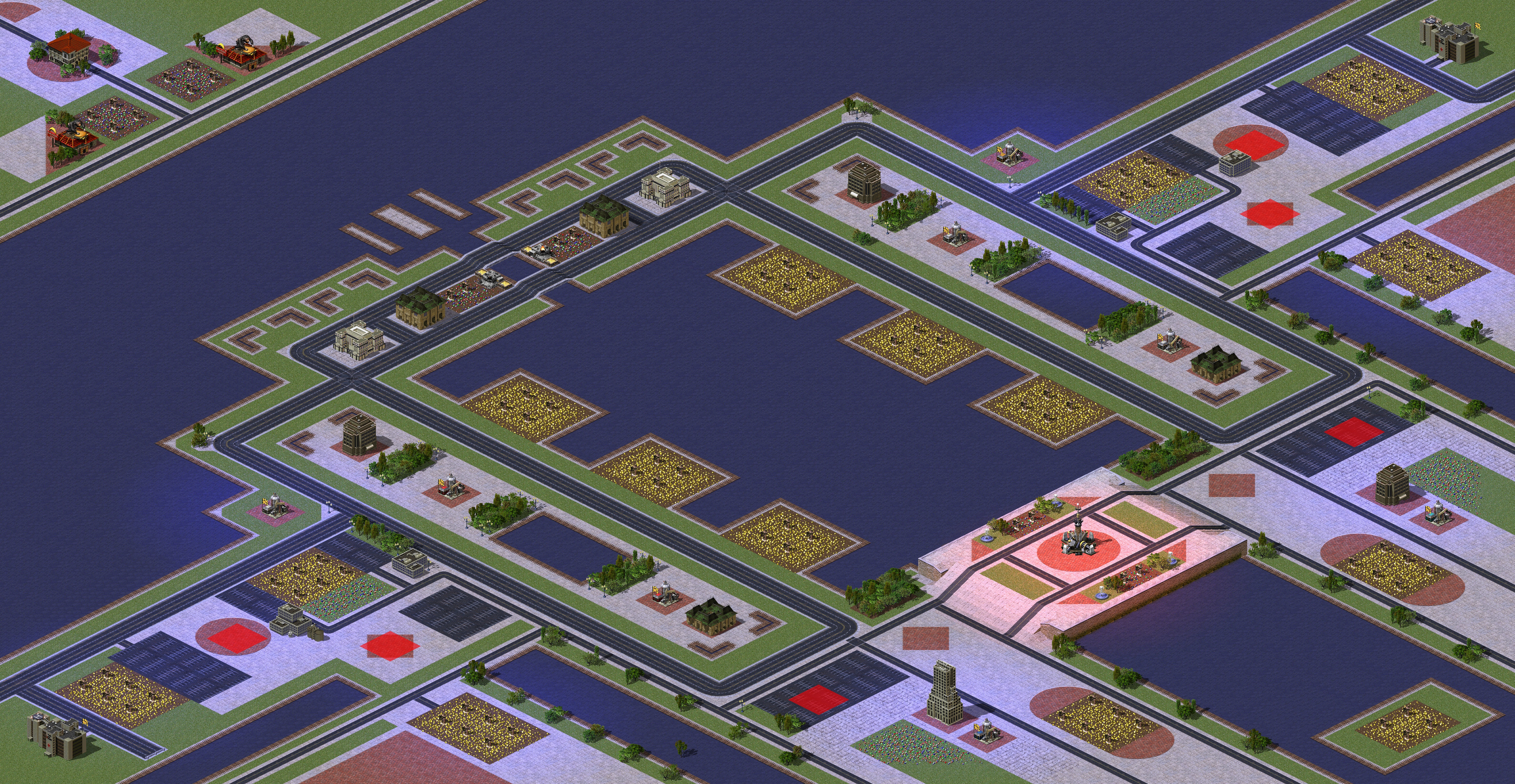 Rendered map: Naval Reign - Main Harbor