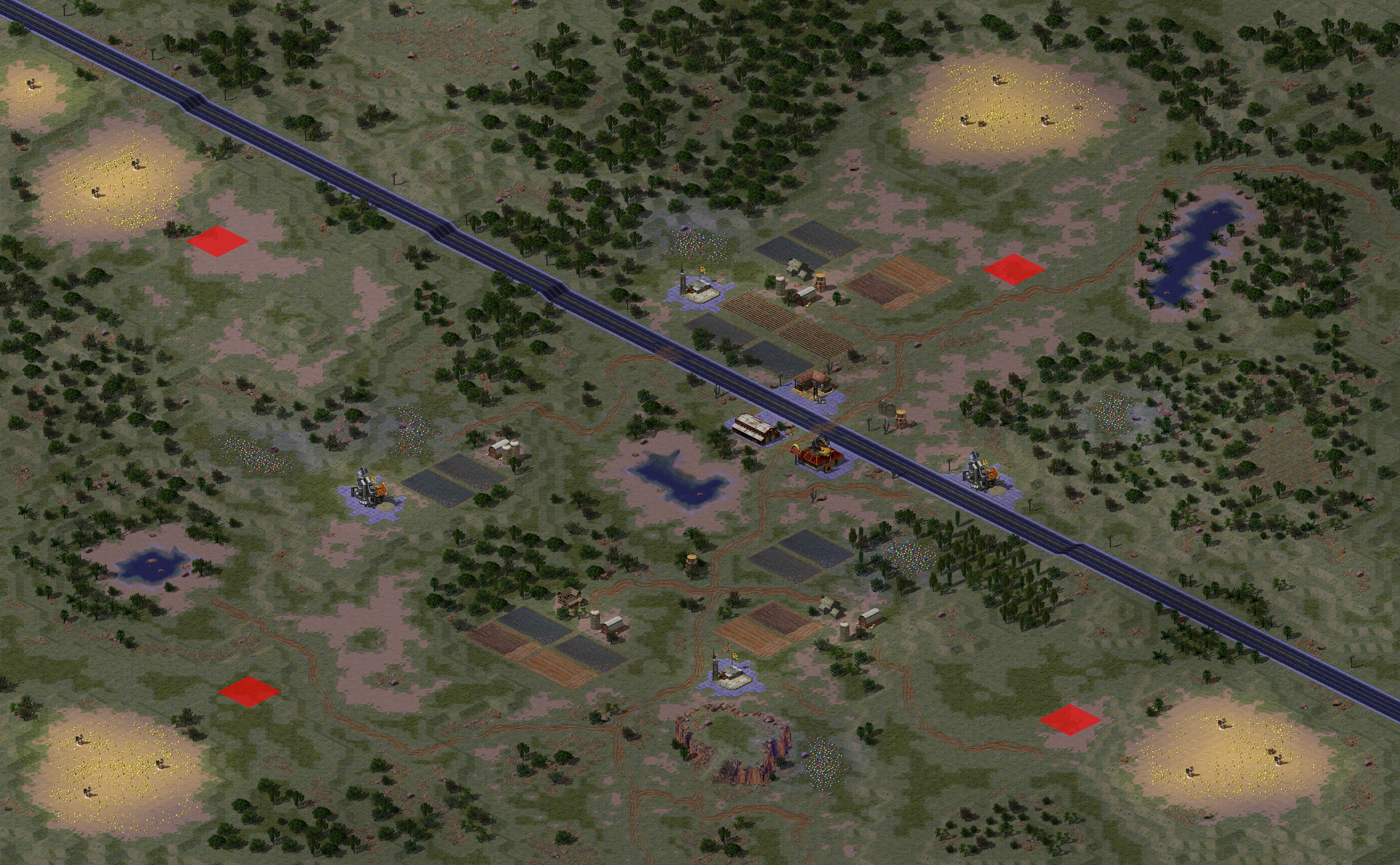 Rendered map: 完美队内赛-加州高速公路LE