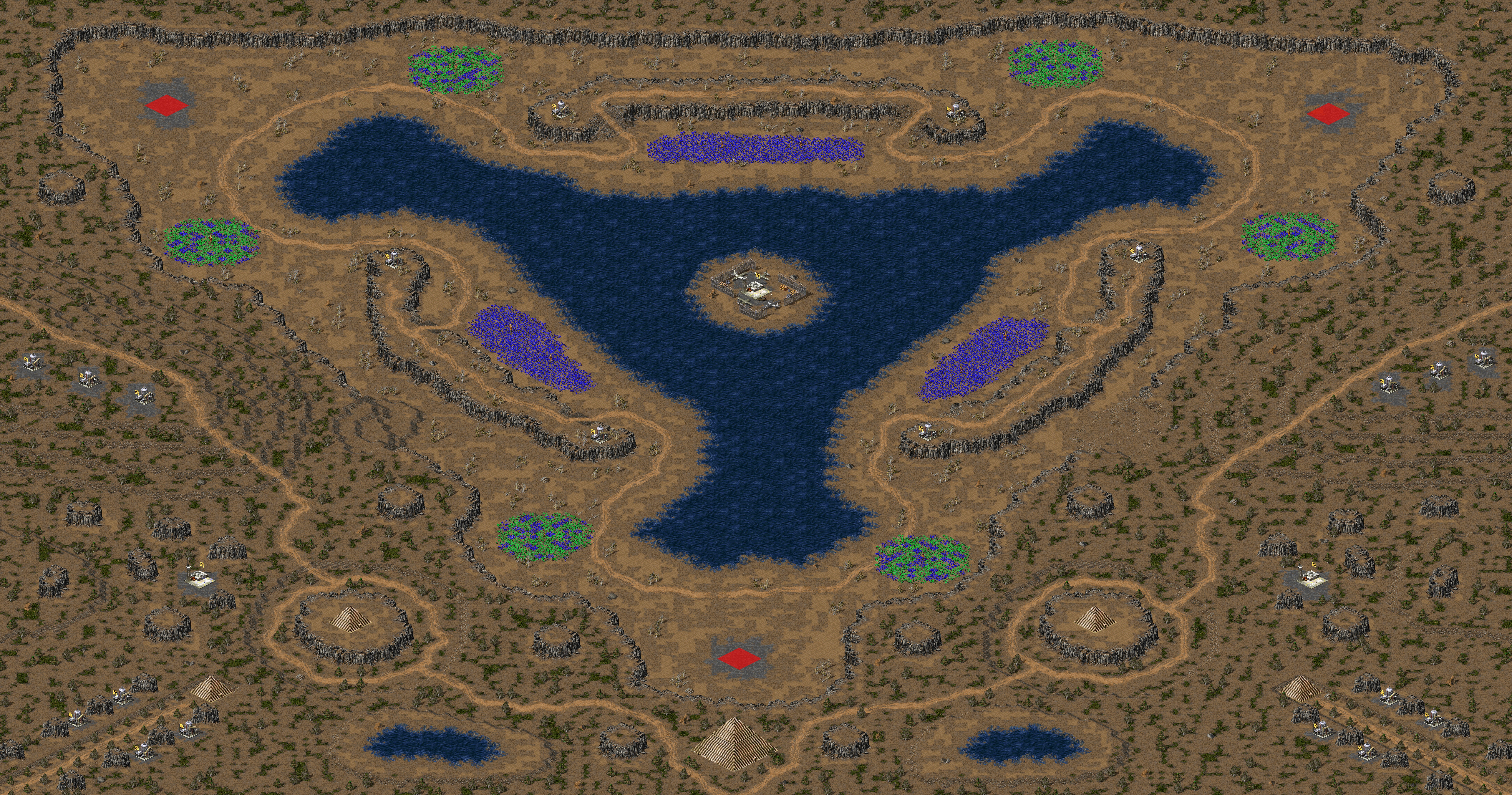 Rendered map: Cubed Combat