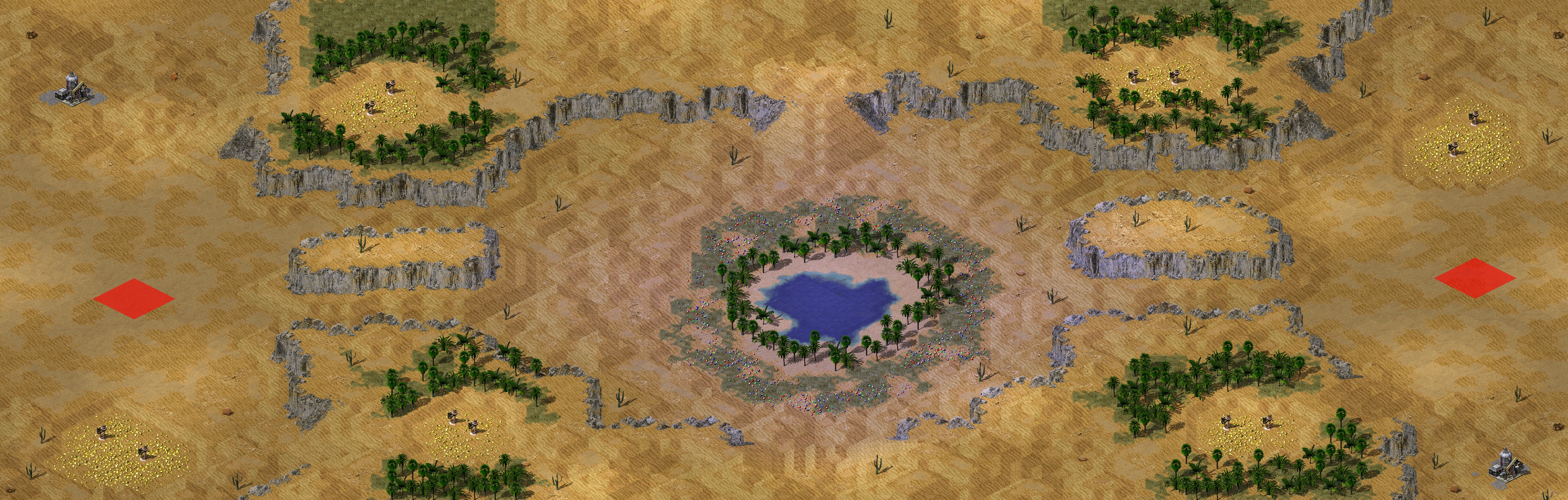 Rendered map: Shady Oasis