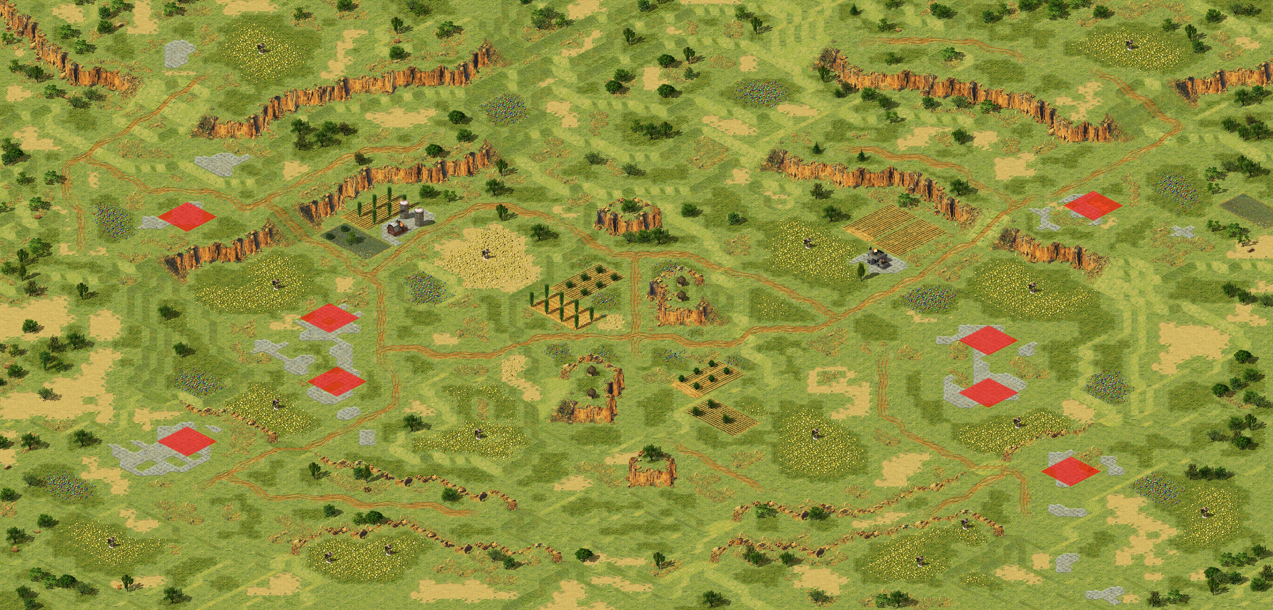 Rendered map: 新周赛-饭饭的养鸽场