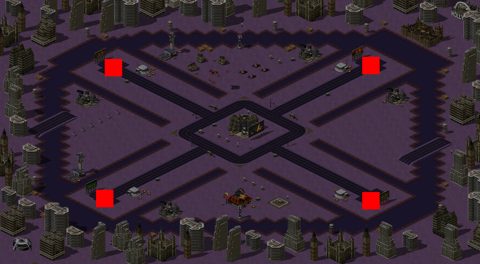 Rendered preview of 4 Player Arena - Port