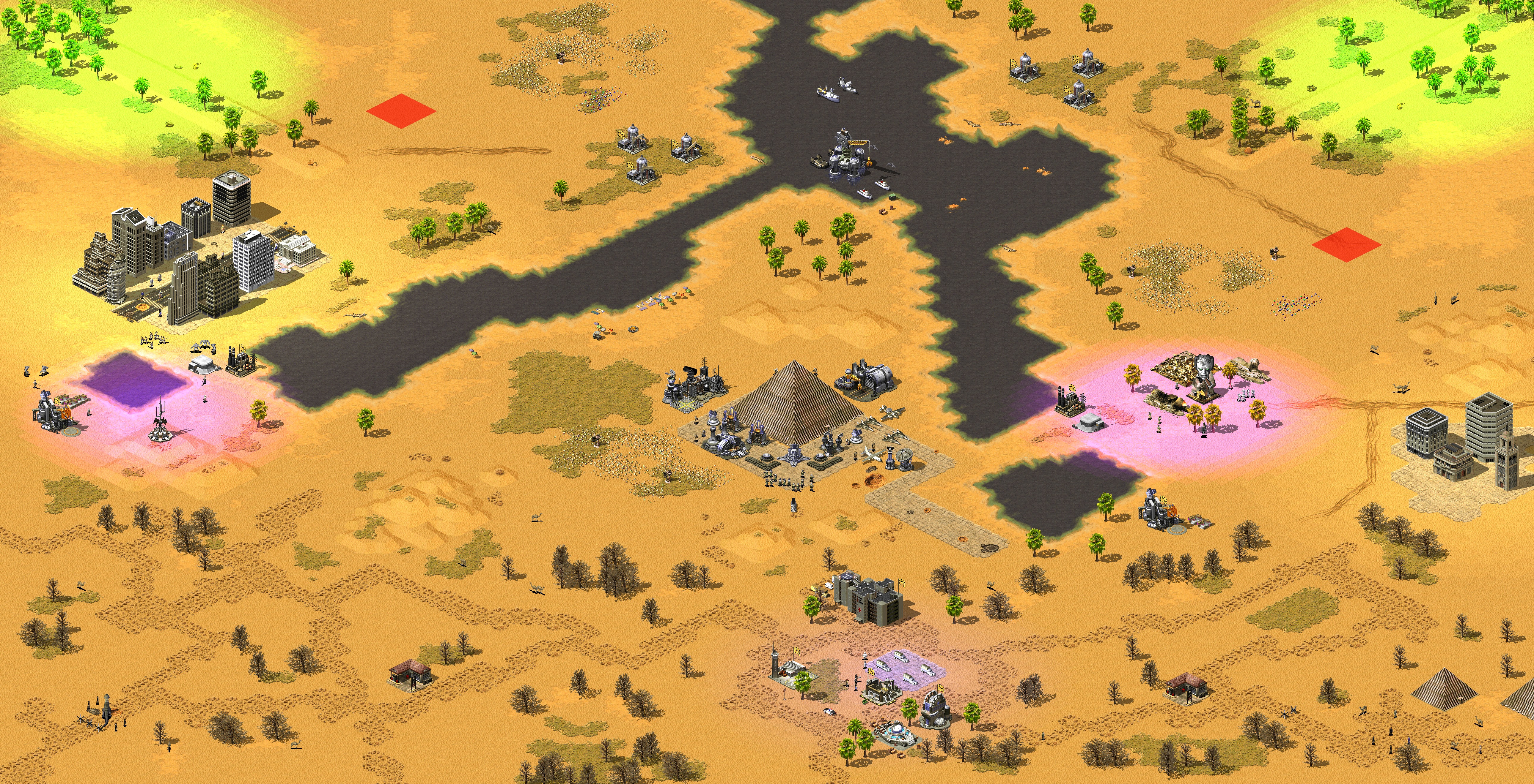 Rendered map: Dean's Desert