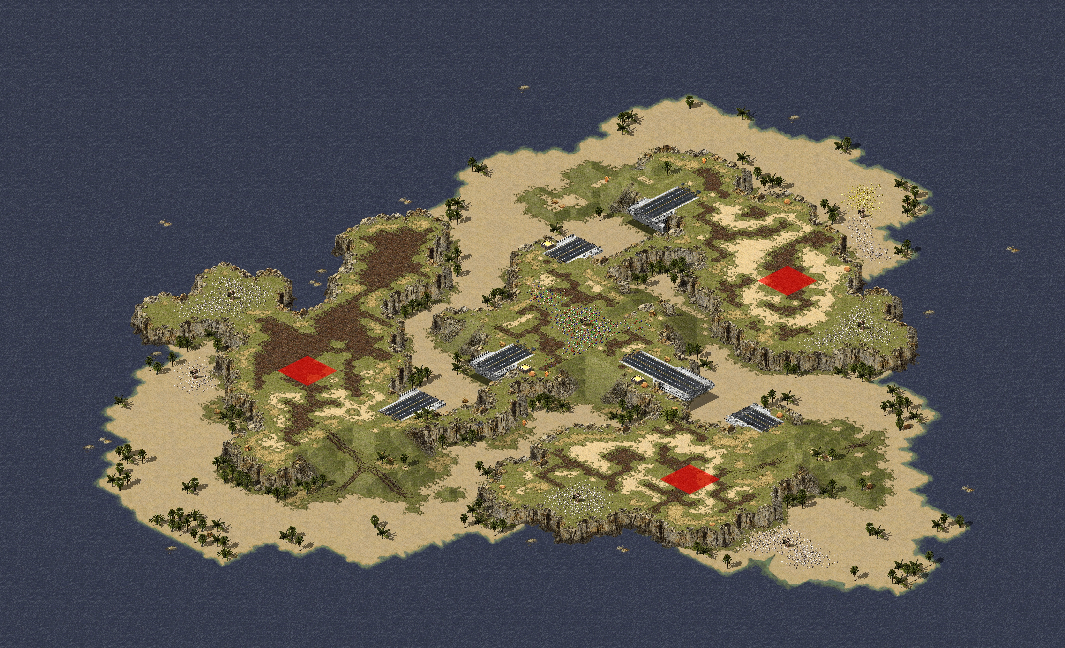 Rendered map: Canyon Fodder