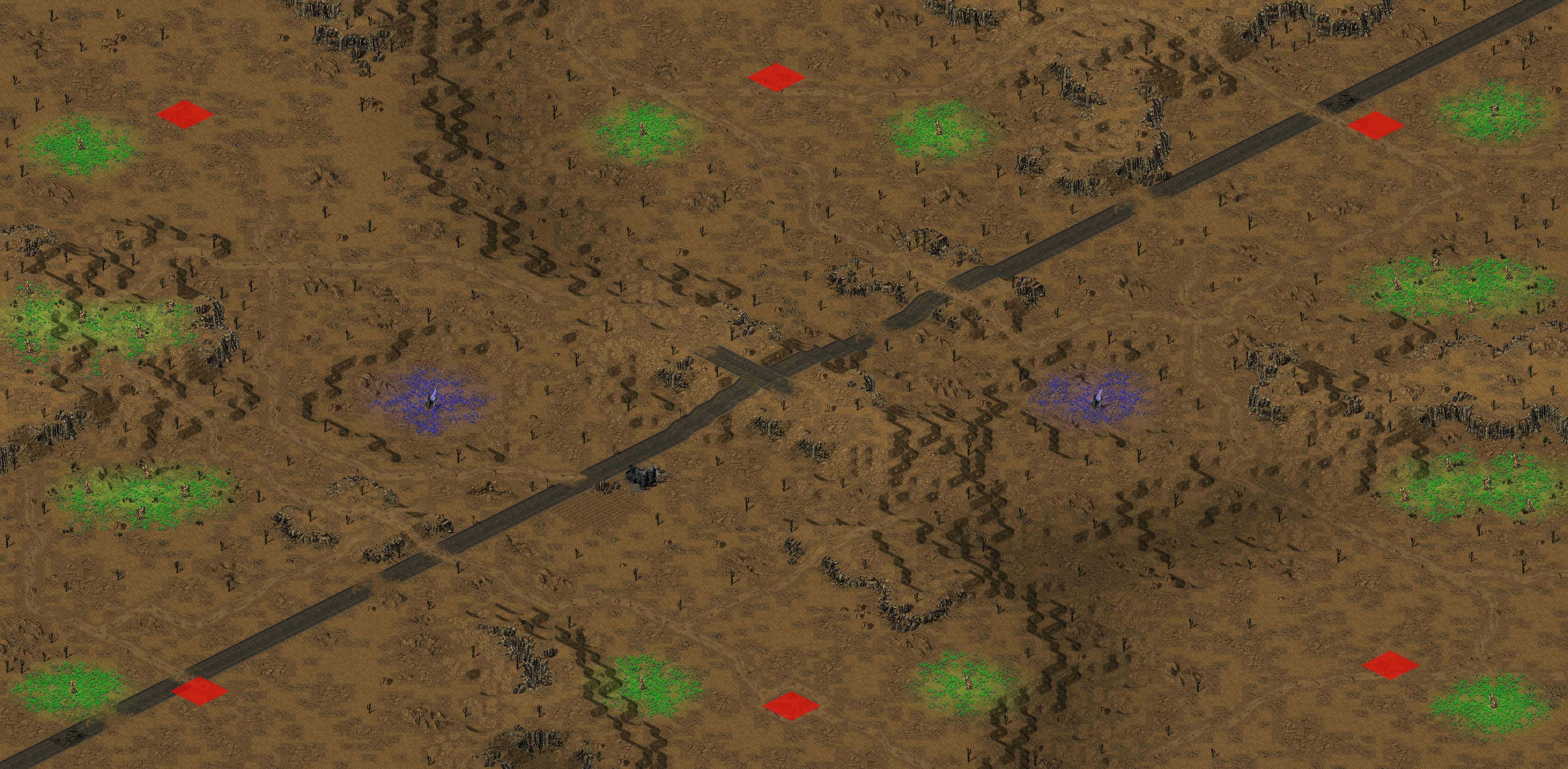 Rendered map: [6] Desert Road