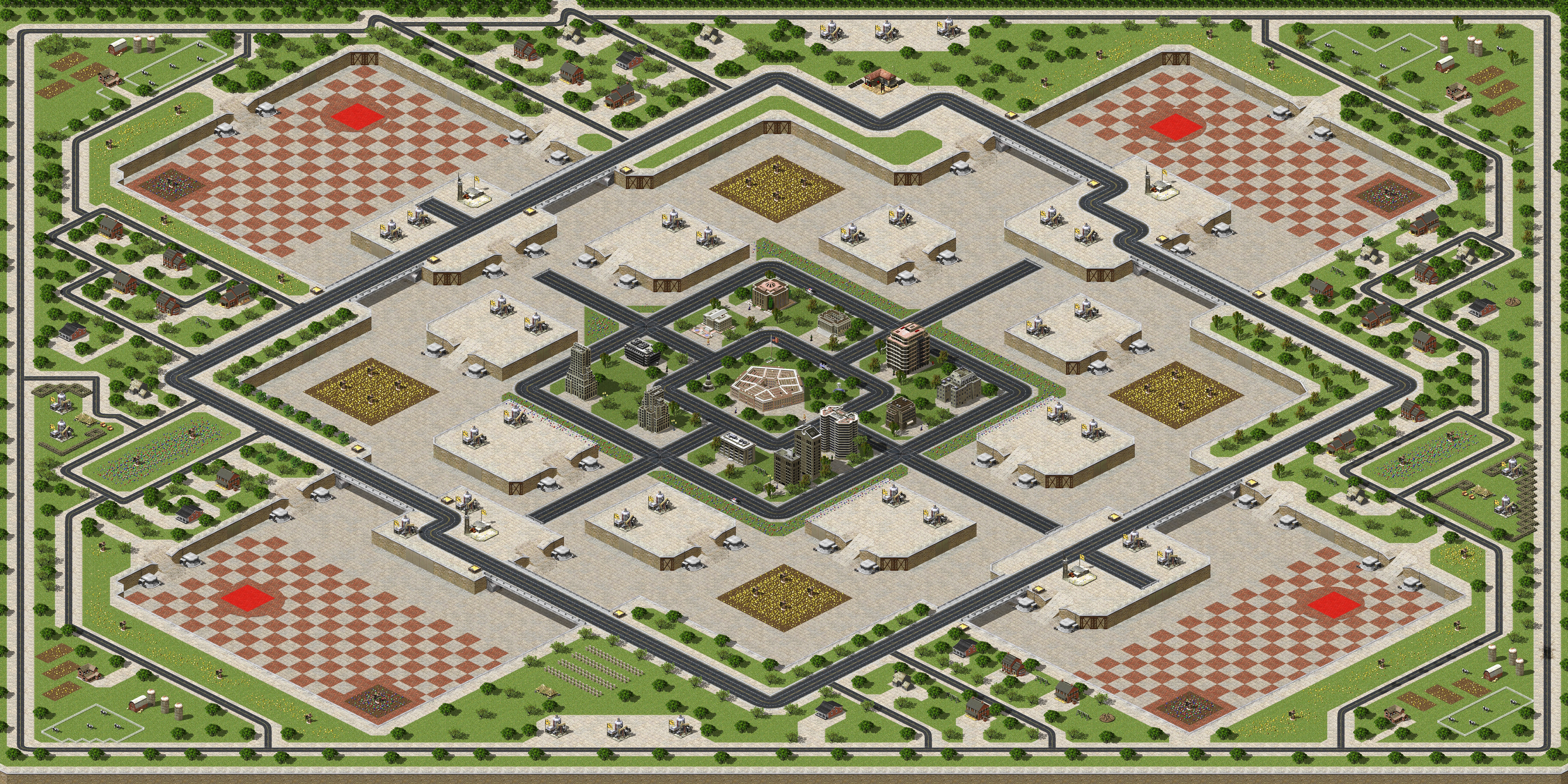 Rendered map: Outer Drive