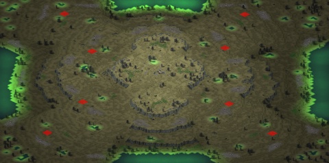Rendered preview of [8] X Isle v1.3 (4v4)