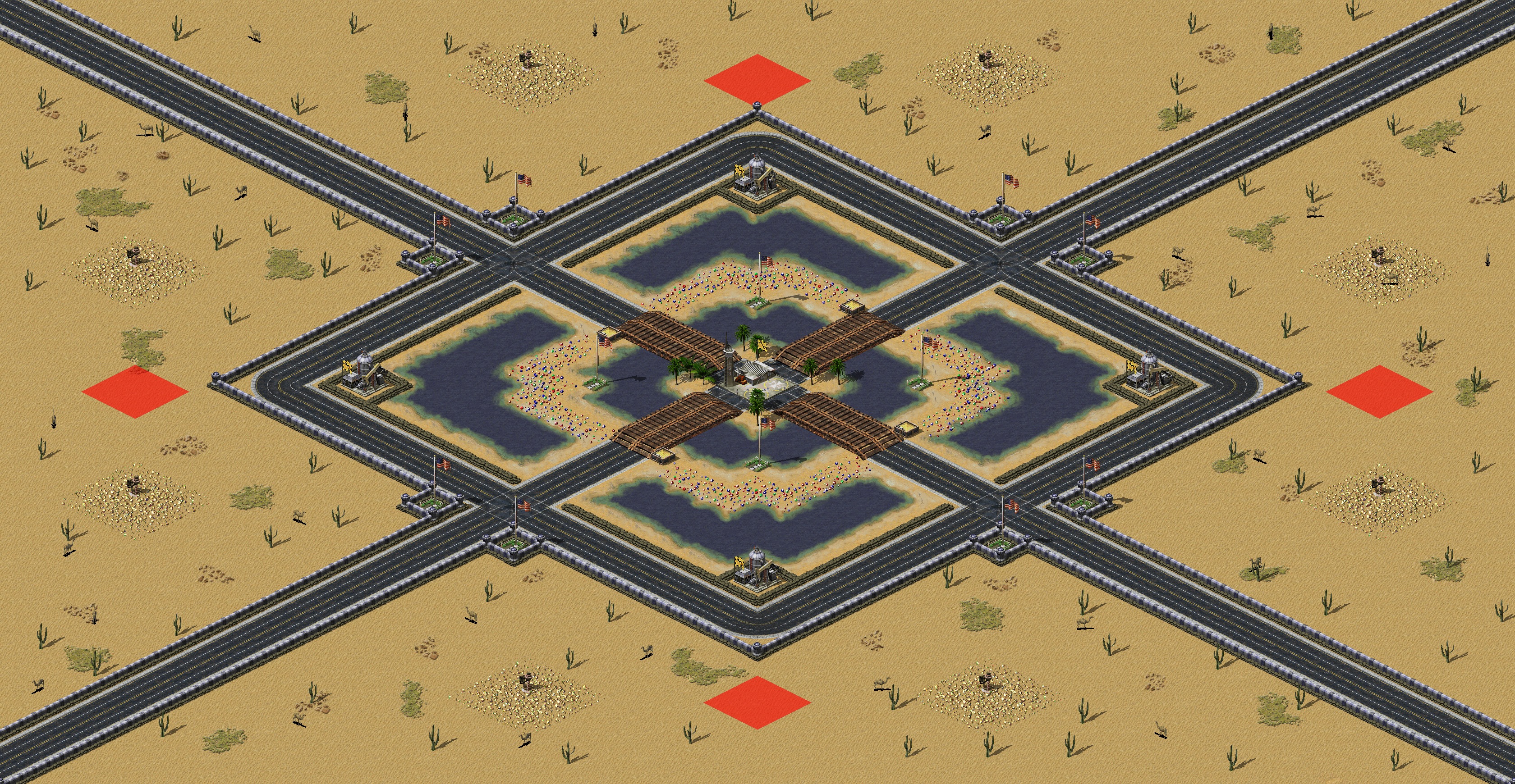 Rendered map: Desert Spring