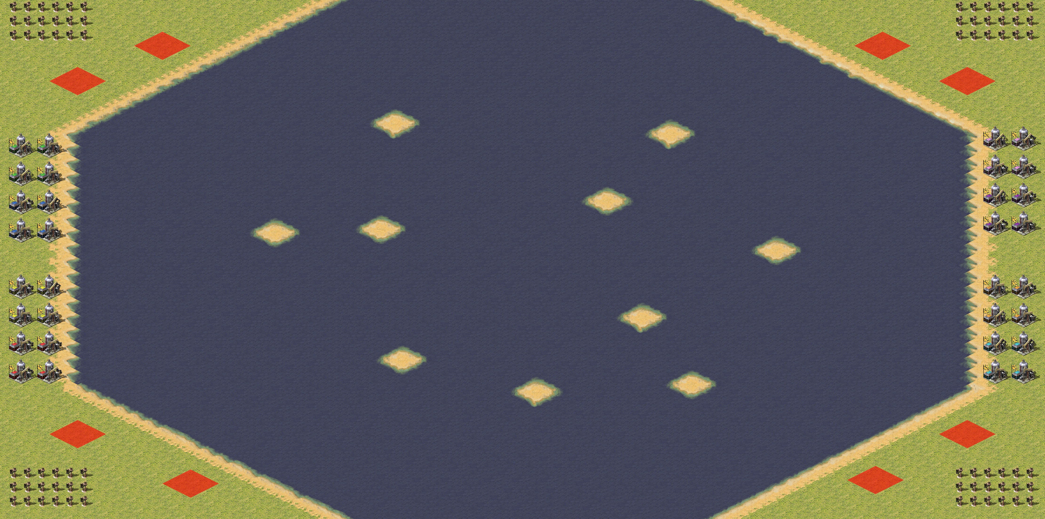 Rendered map: Super Team Naval War