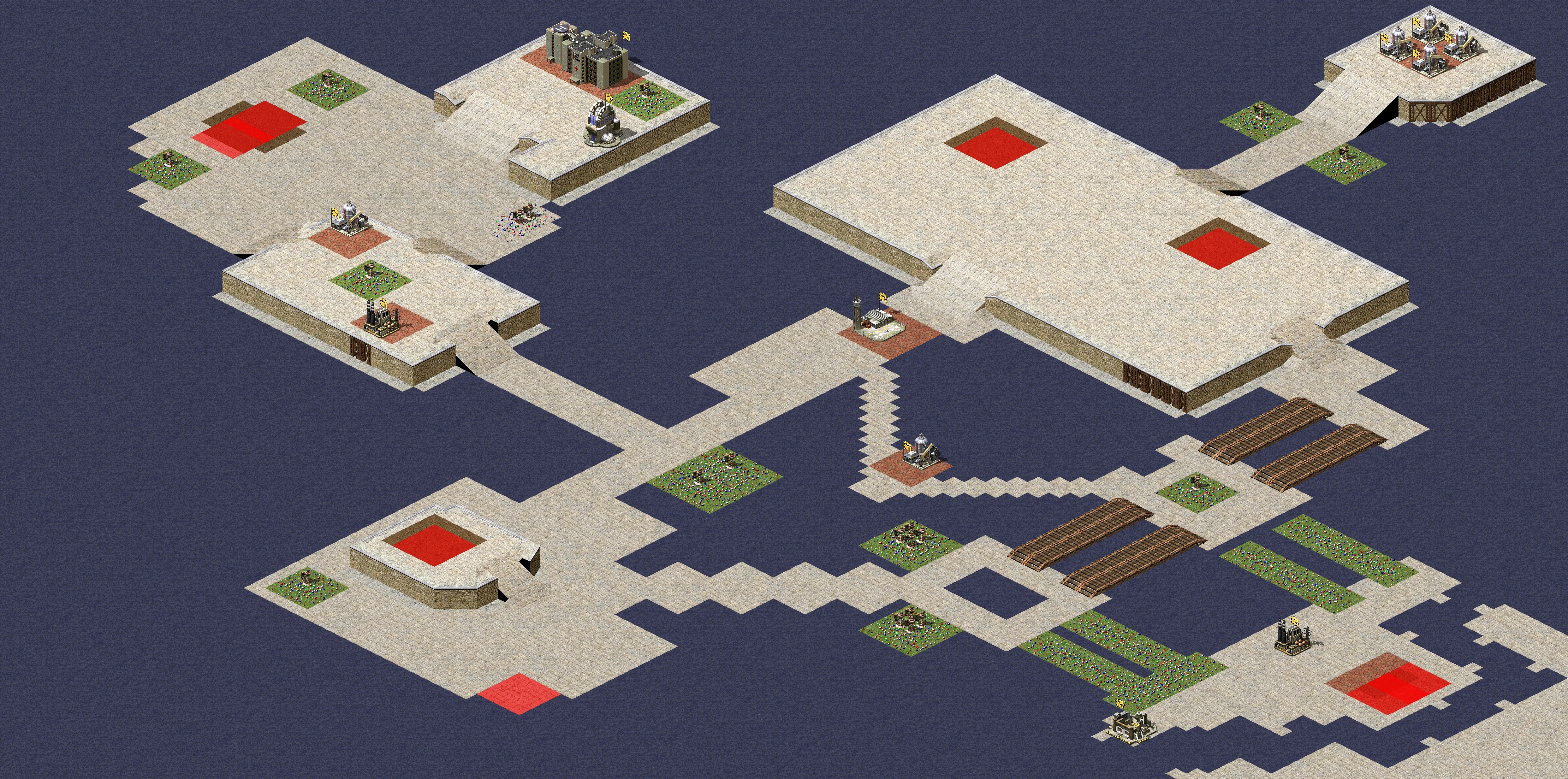 Rendered map: 2v2v2v2 Updated Clash