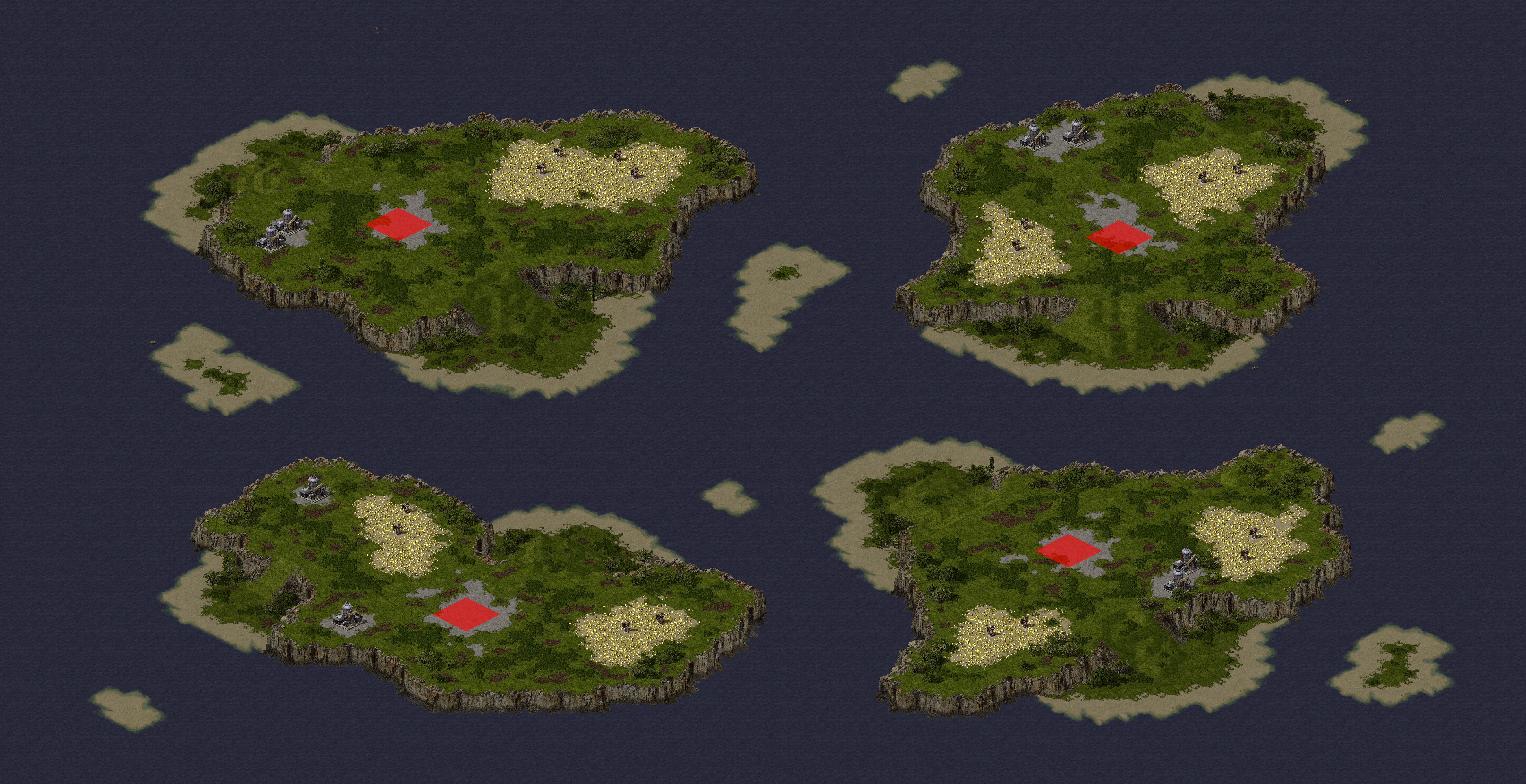 Rendered map: Tsunami