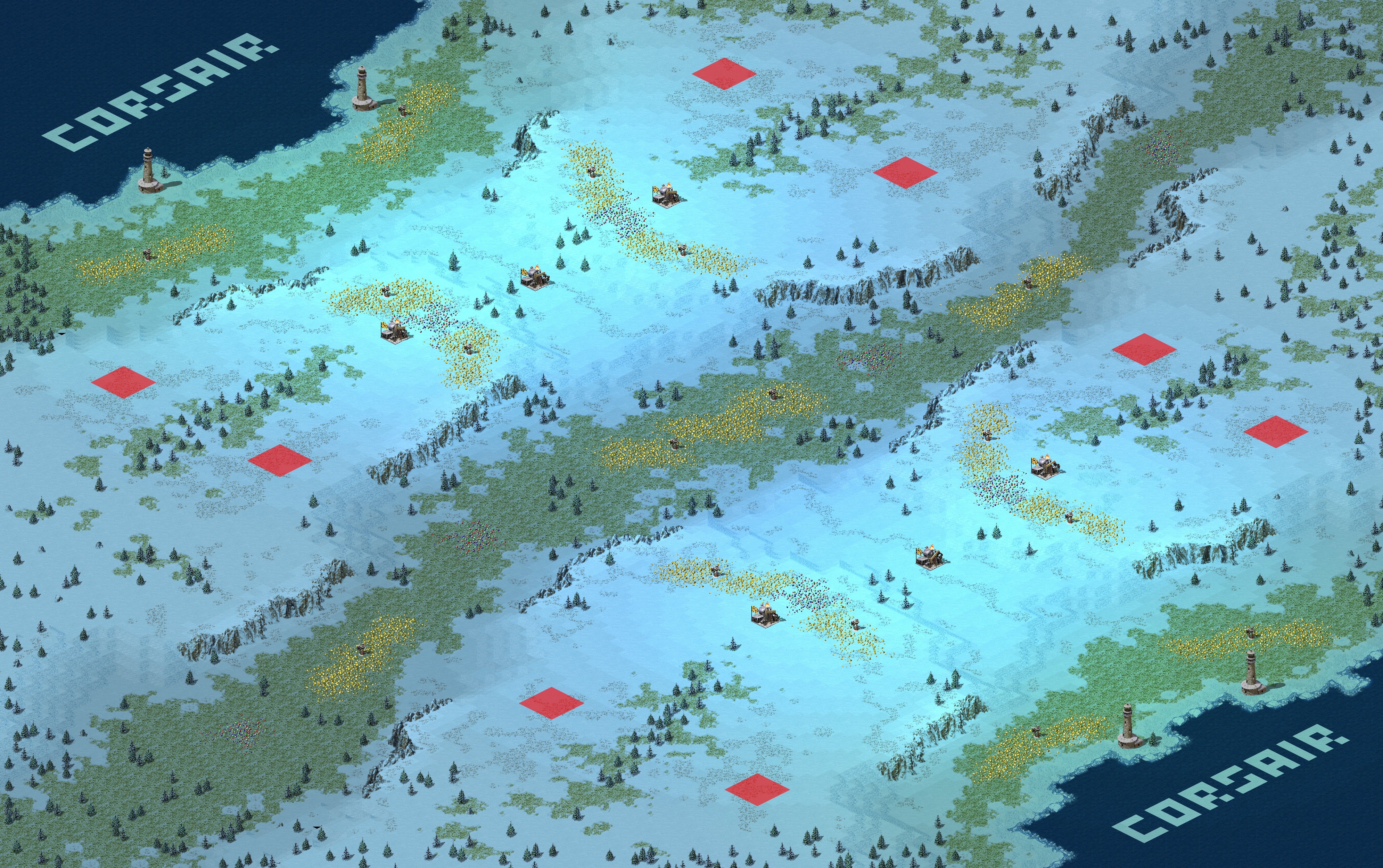 Rendered map: Winter is Coming