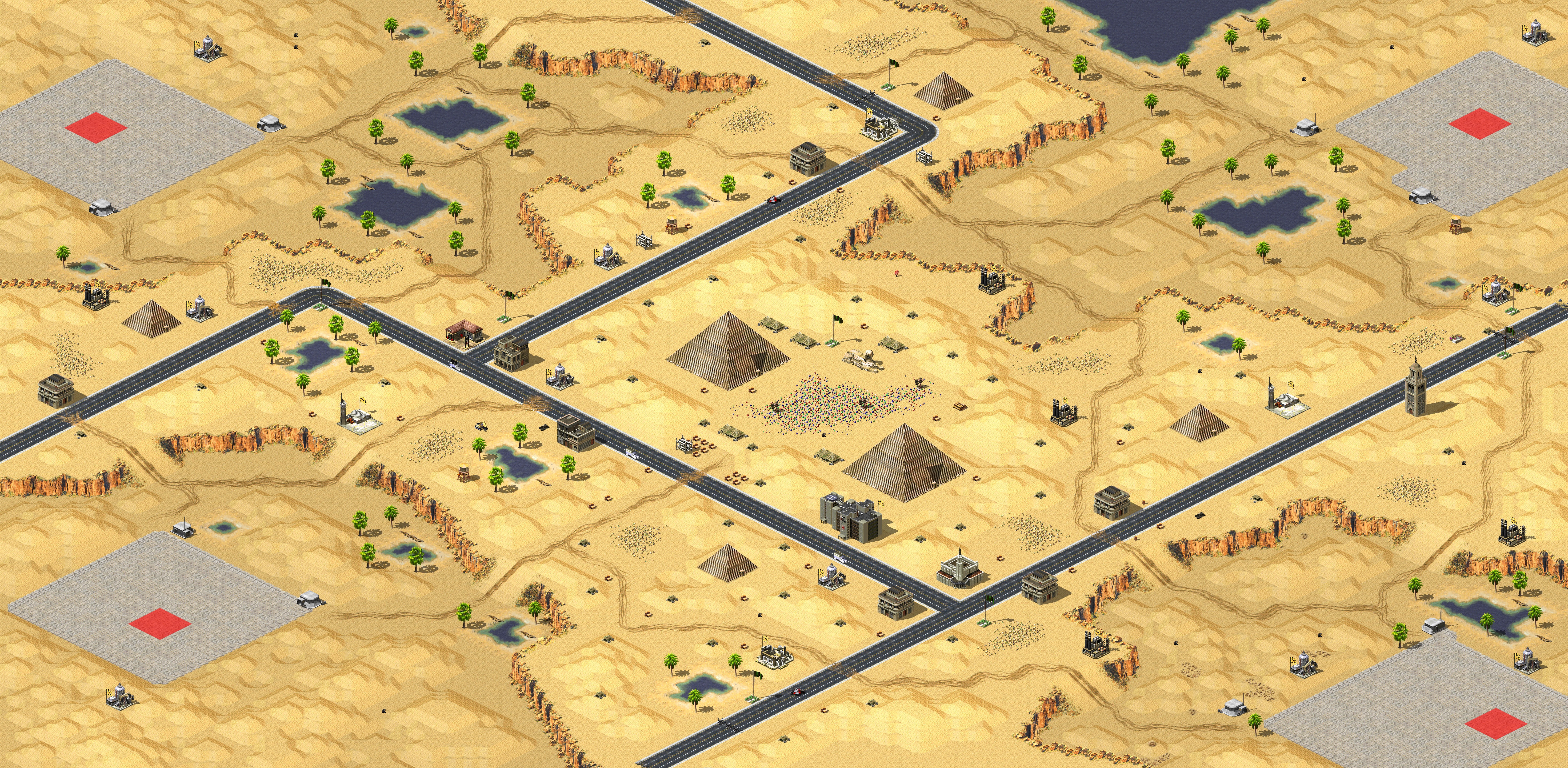 Rendered map: Al-Gadida, Egypt